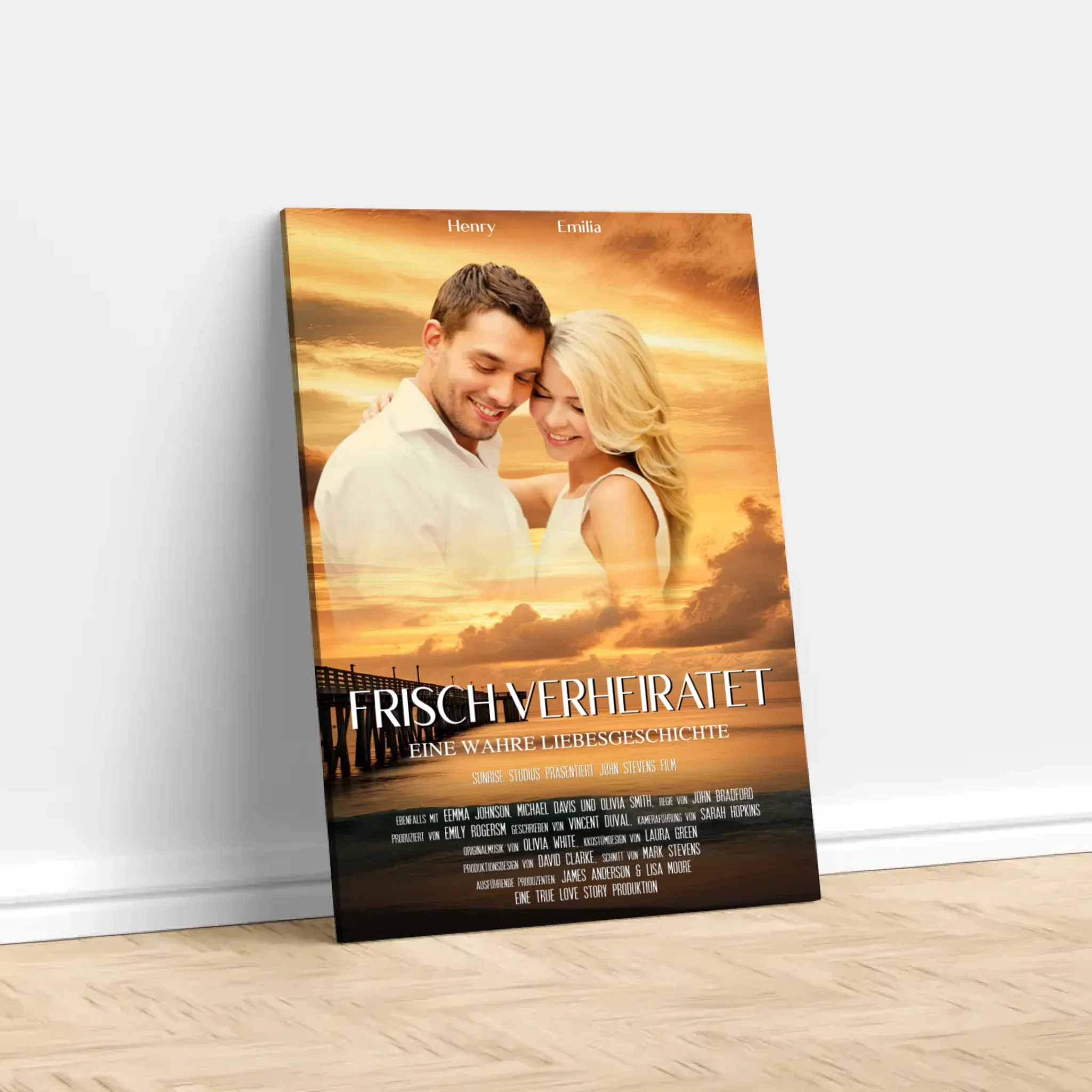 Personalisierte Leinwand "Sonnenuntergangs-Filmcover" - Image 3