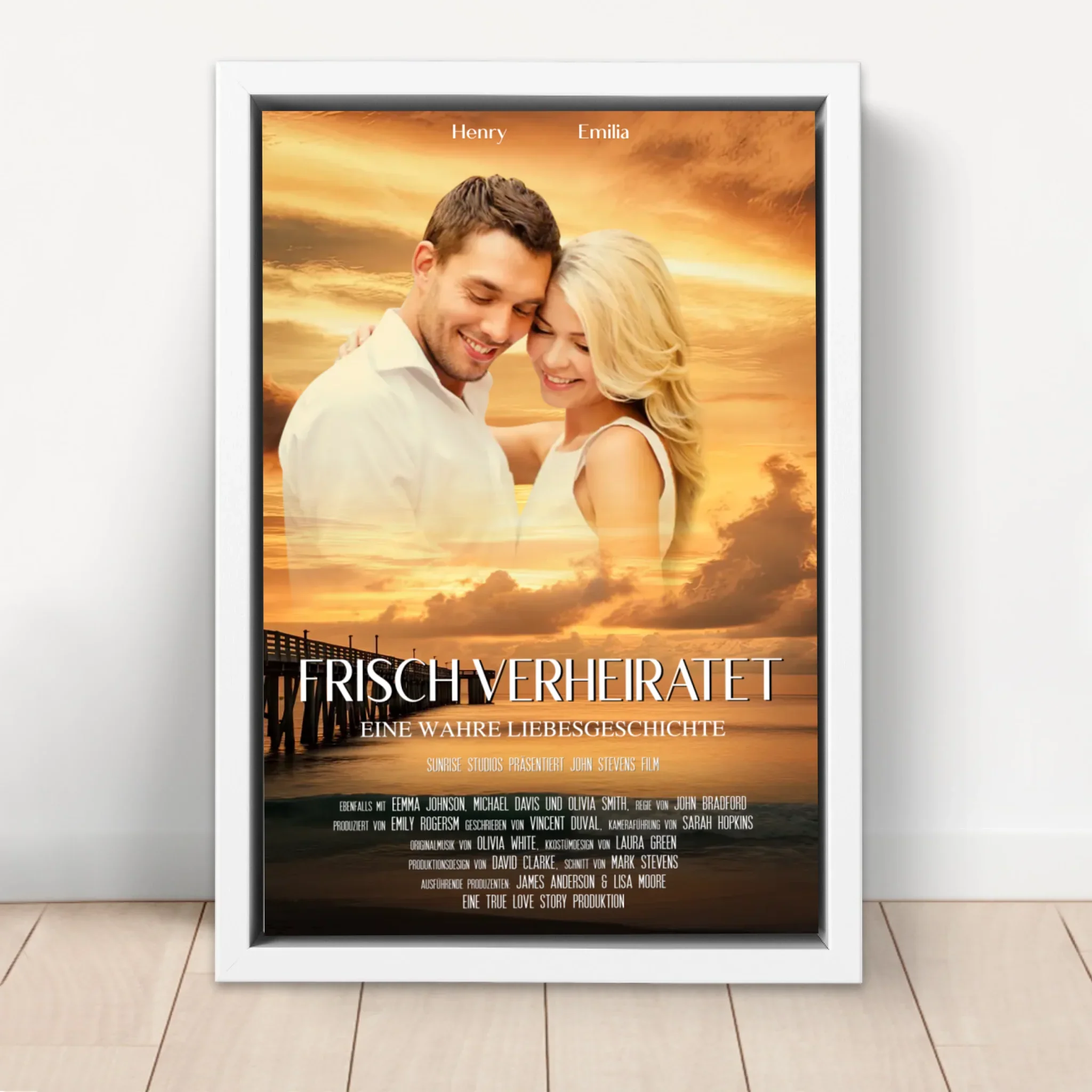 Personalisierte Leinwand "Sonnenuntergangs-Filmcover" - Image 6