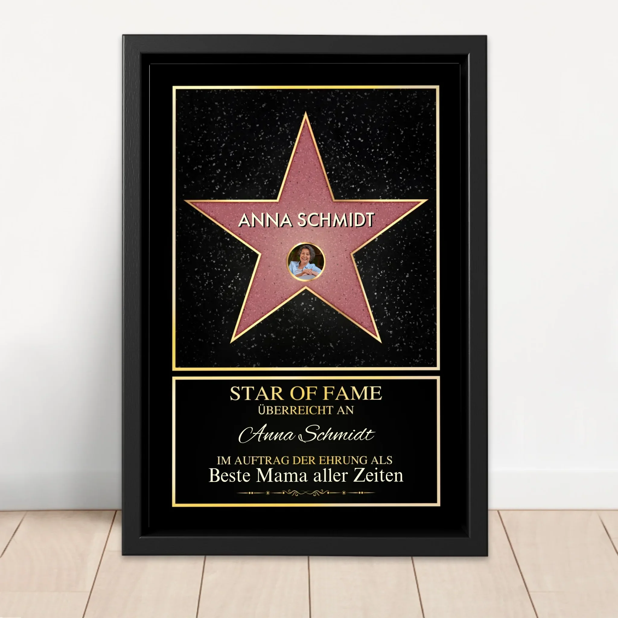 Personalisierte Leinwand "Star of Fame - mit eigenem Foto" - Image 4