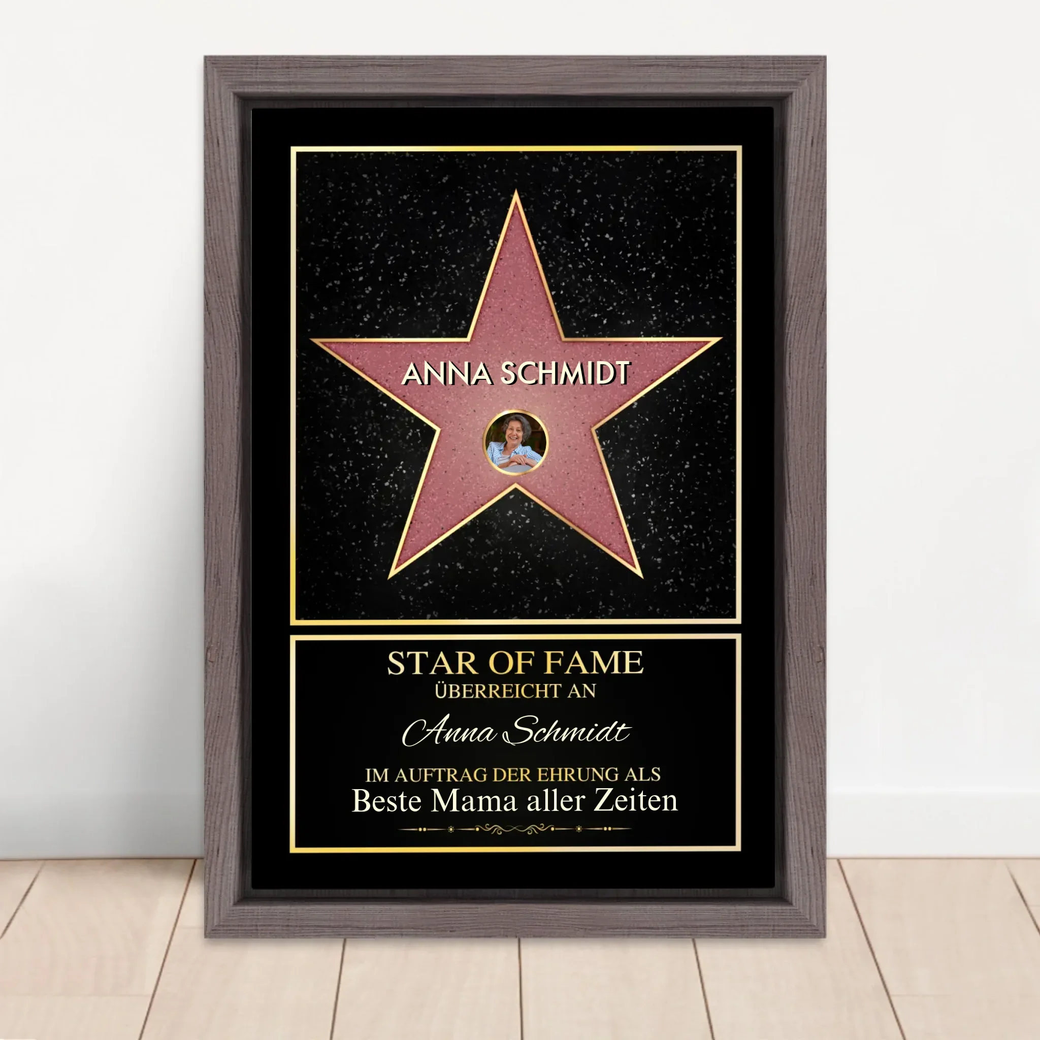 Personalisierte Leinwand "Star of Fame - mit eigenem Foto" - Image 5