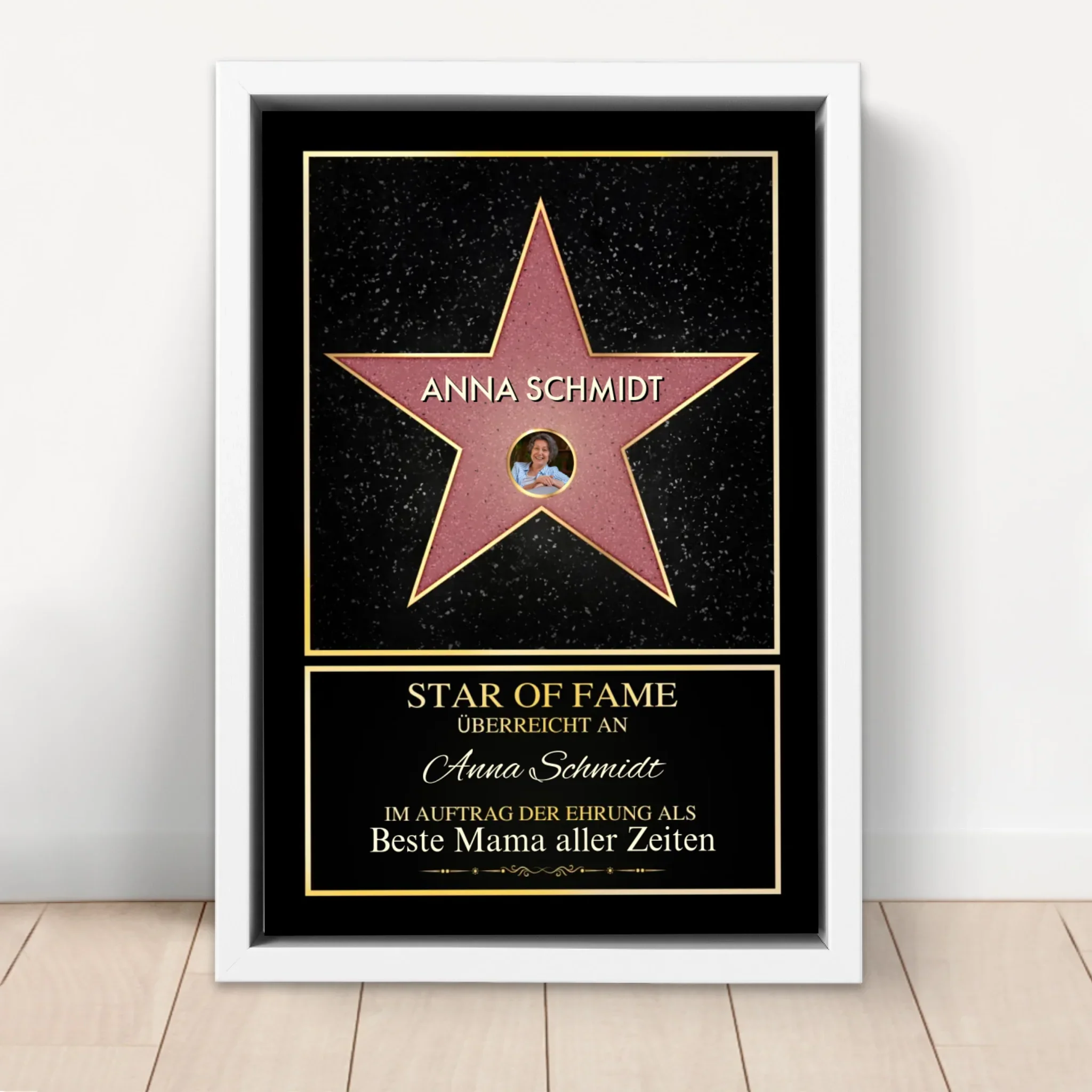 Personalisierte Leinwand "Star of Fame - mit eigenem Foto" - Image 6