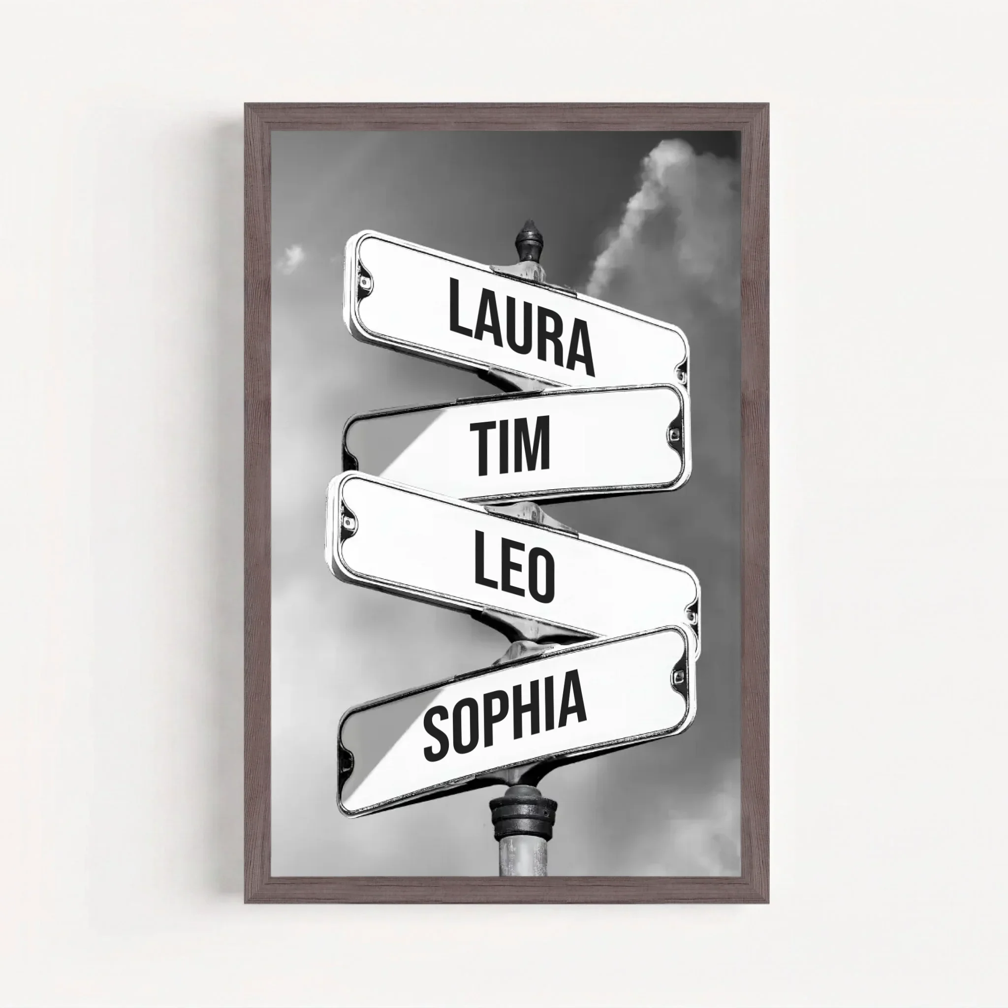 Personalisiertes Poster "Vintage Straßenschild für Familien" - Image 10