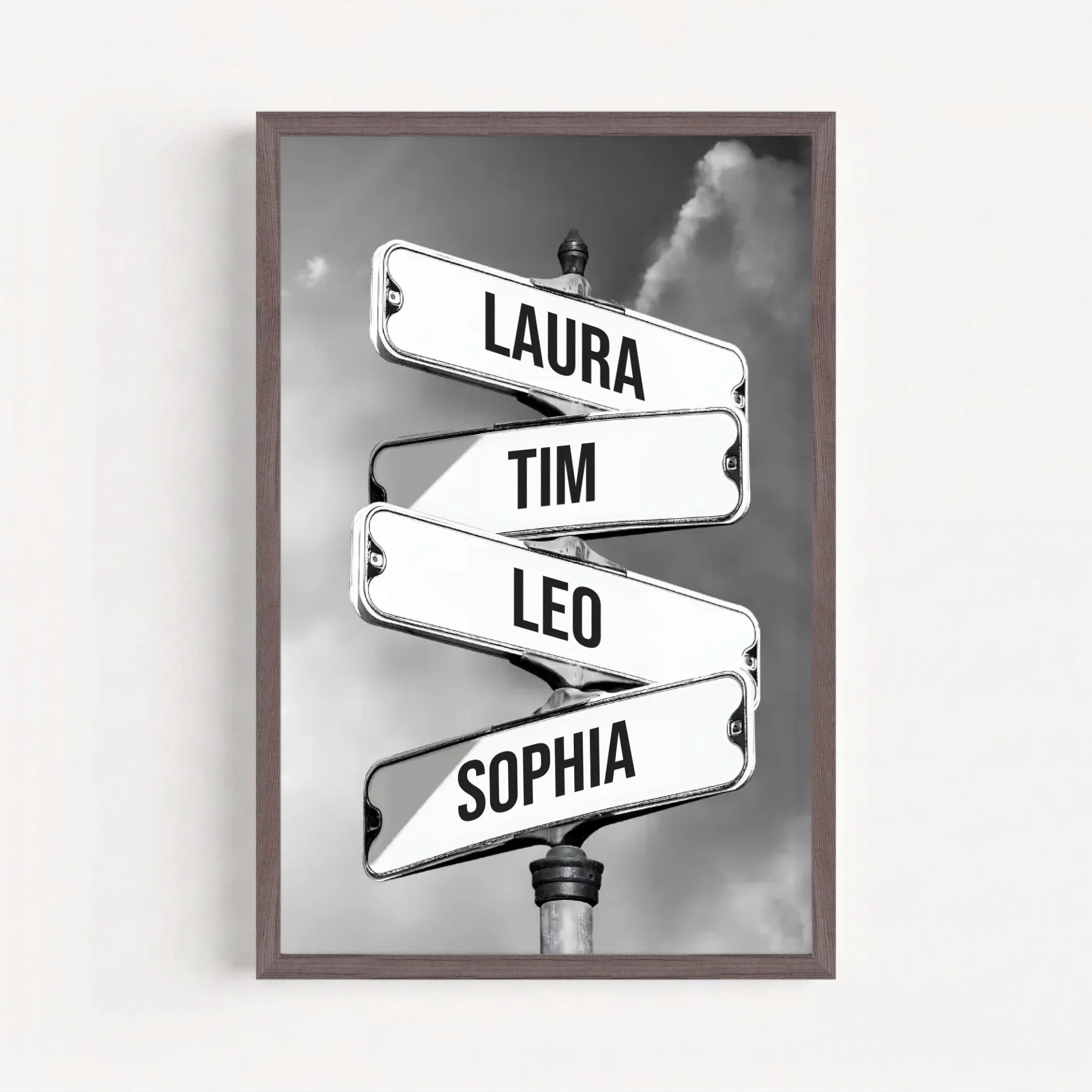 Personalisiertes Poster "Vintage Straßenschild für Familien" - Image 11