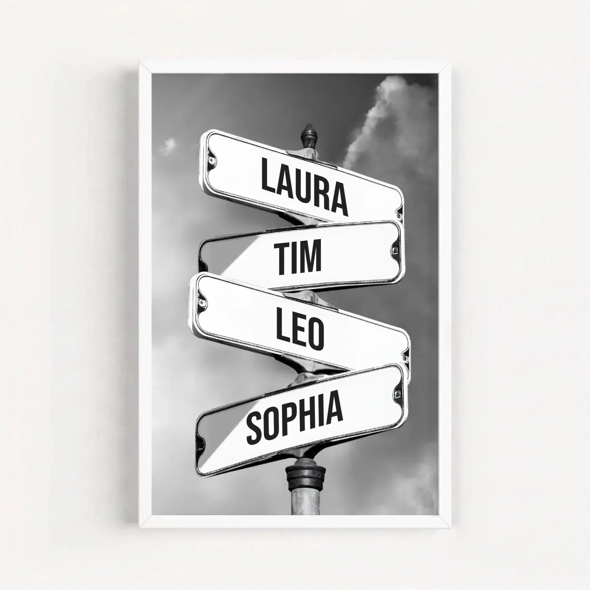 Personalisiertes Poster "Vintage Straßenschild für Familien" - Image 15