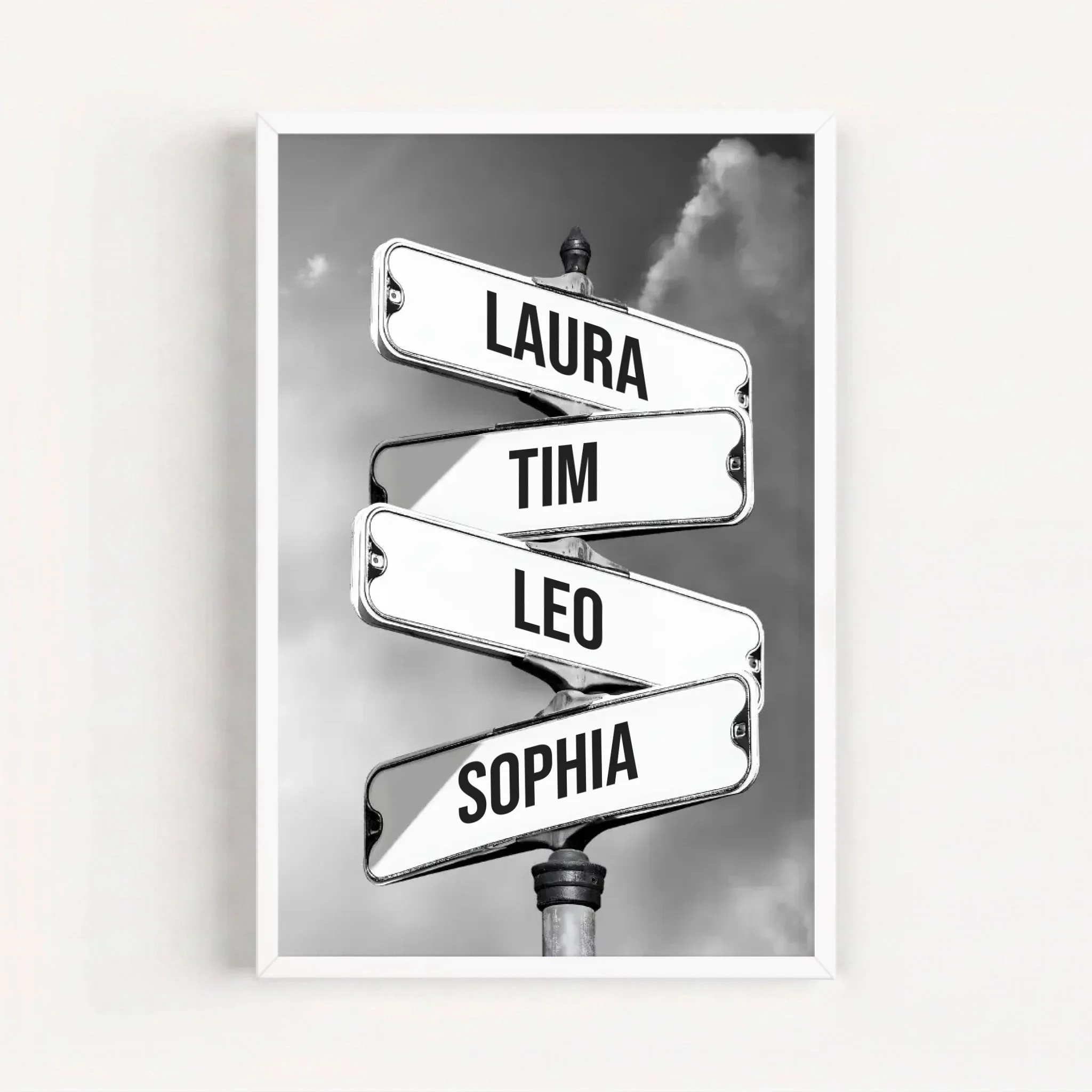 Personalisiertes Poster "Vintage Straßenschild für Familien" - Image 16