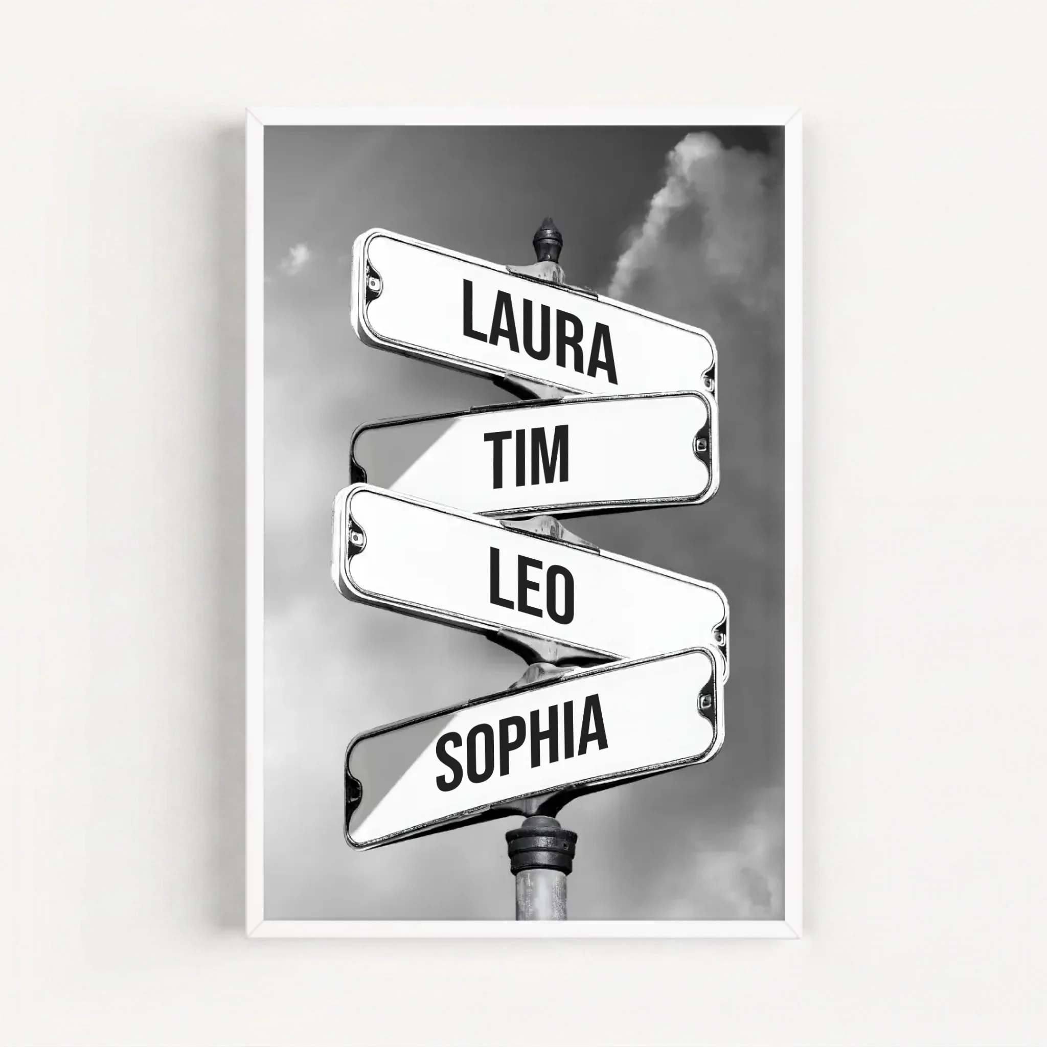 Personalisiertes Poster "Vintage Straßenschild für Familien" - Image 17