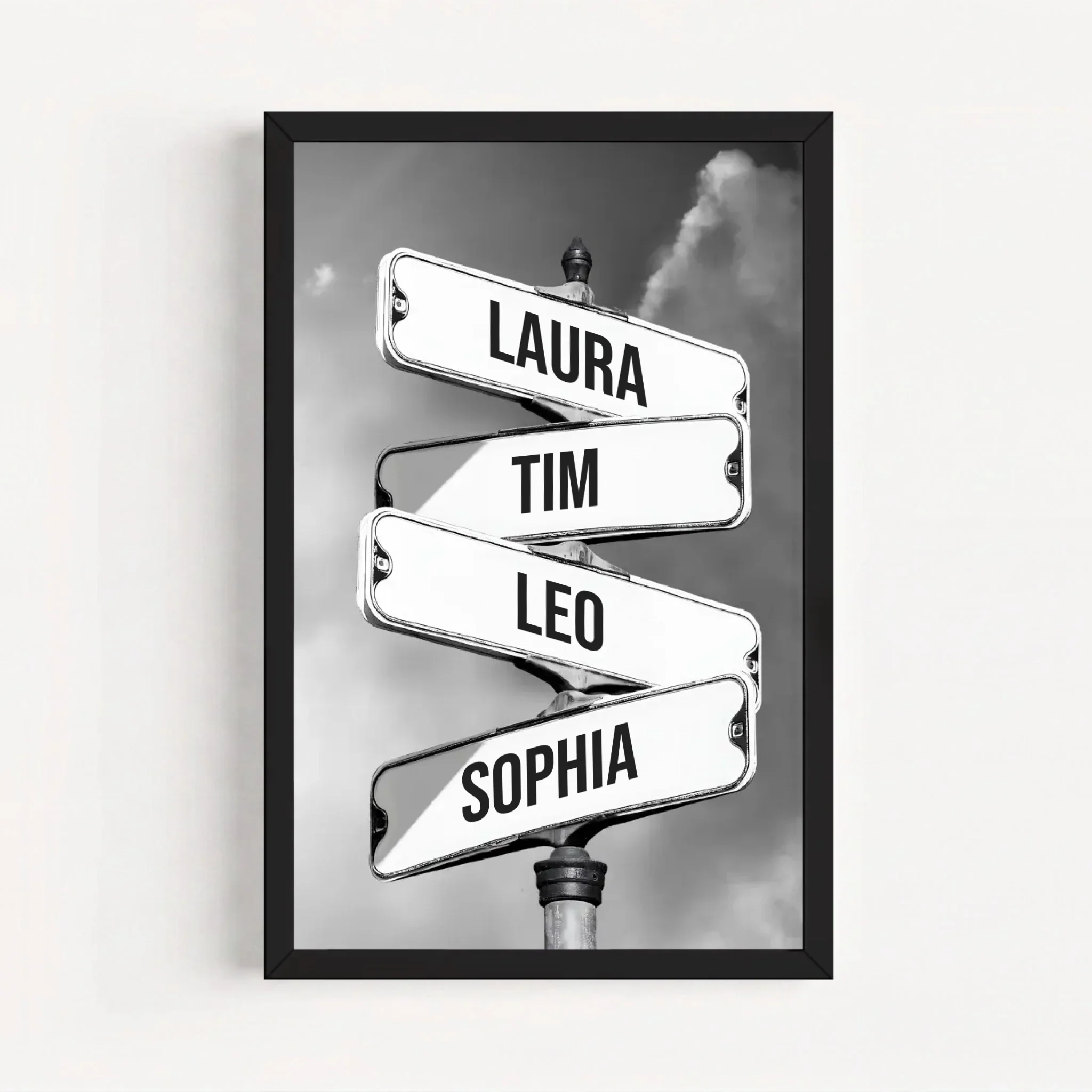 Personalisiertes Poster "Vintage Straßenschild für Familien" - Image 6
