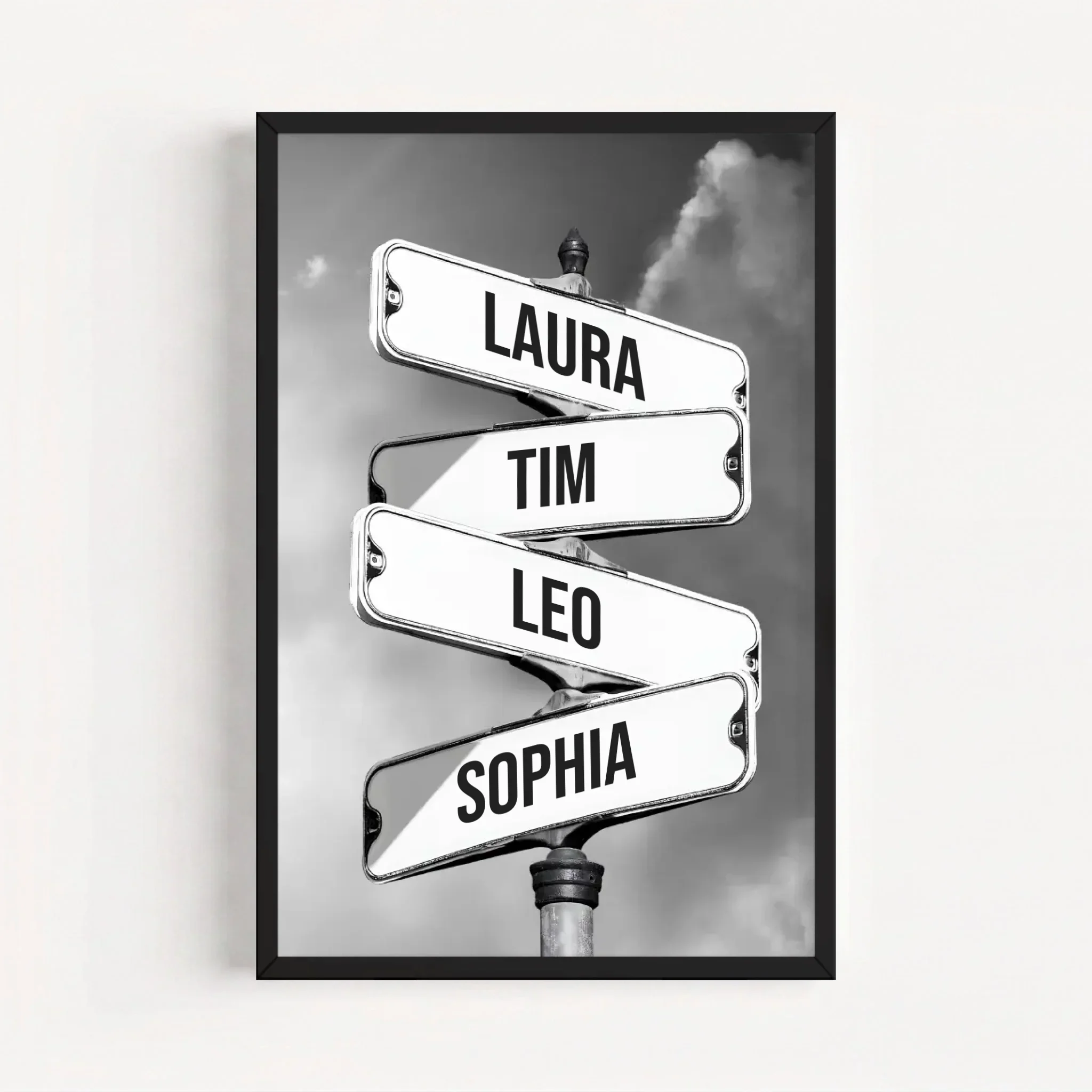 Personalisiertes Poster "Vintage Straßenschild für Familien" - Image 8