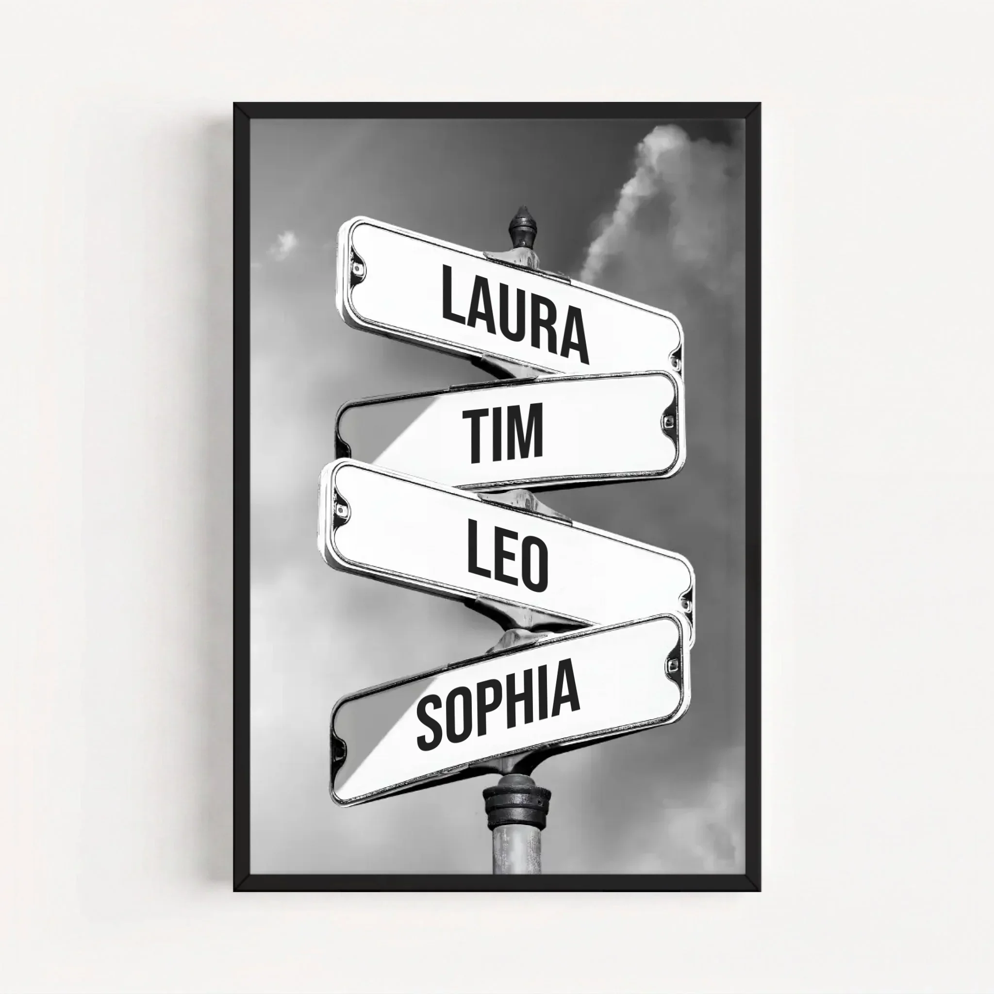 Personalisiertes Poster "Vintage Straßenschild für Familien" - Image 9