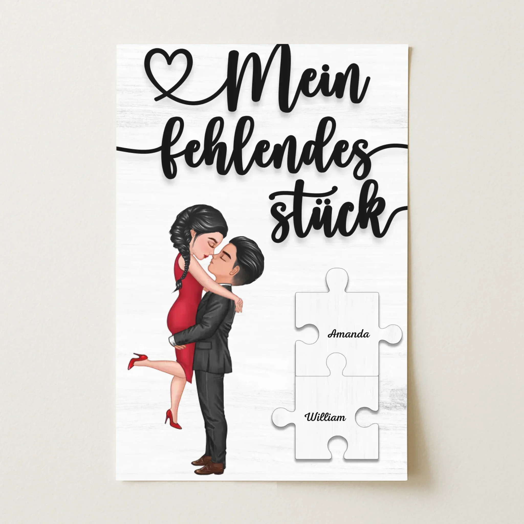 Personalisiertes Poster "Das fehlende Stück"