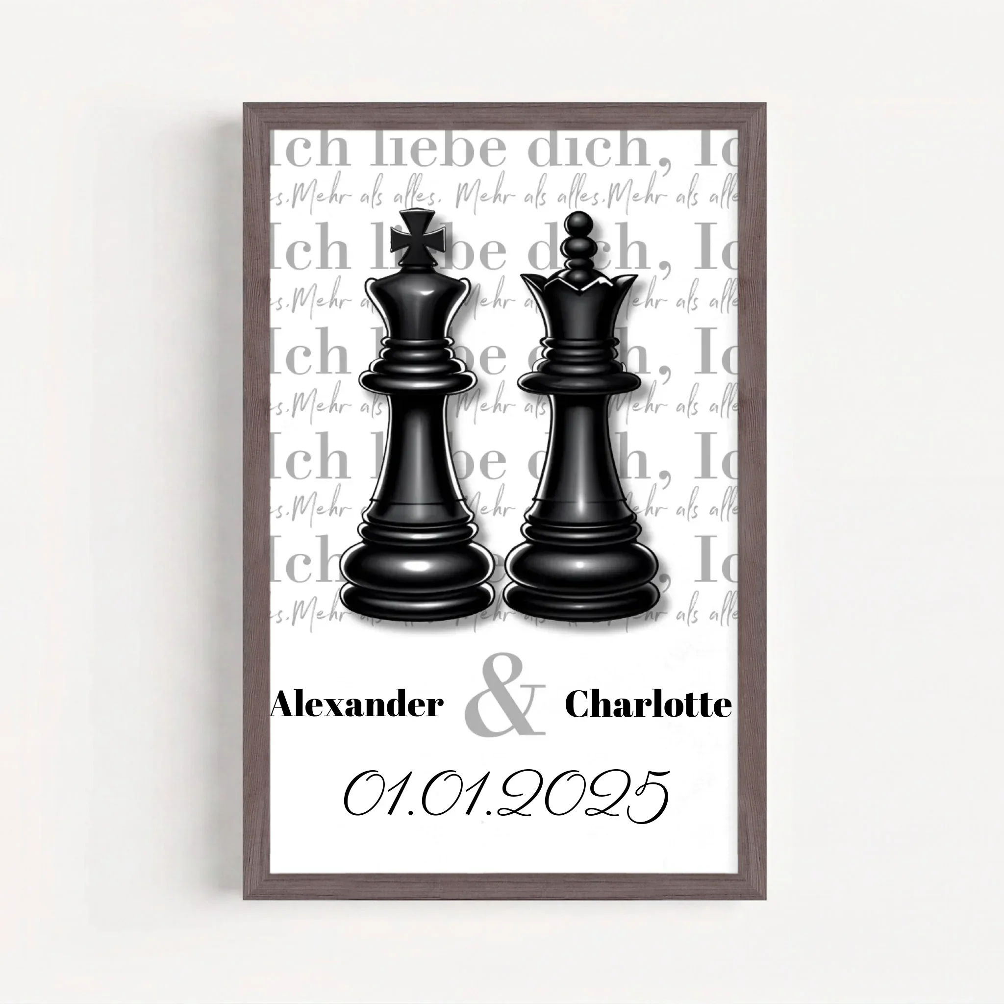 Personalisiertes Poster "Die Dame und der König" - Image 10