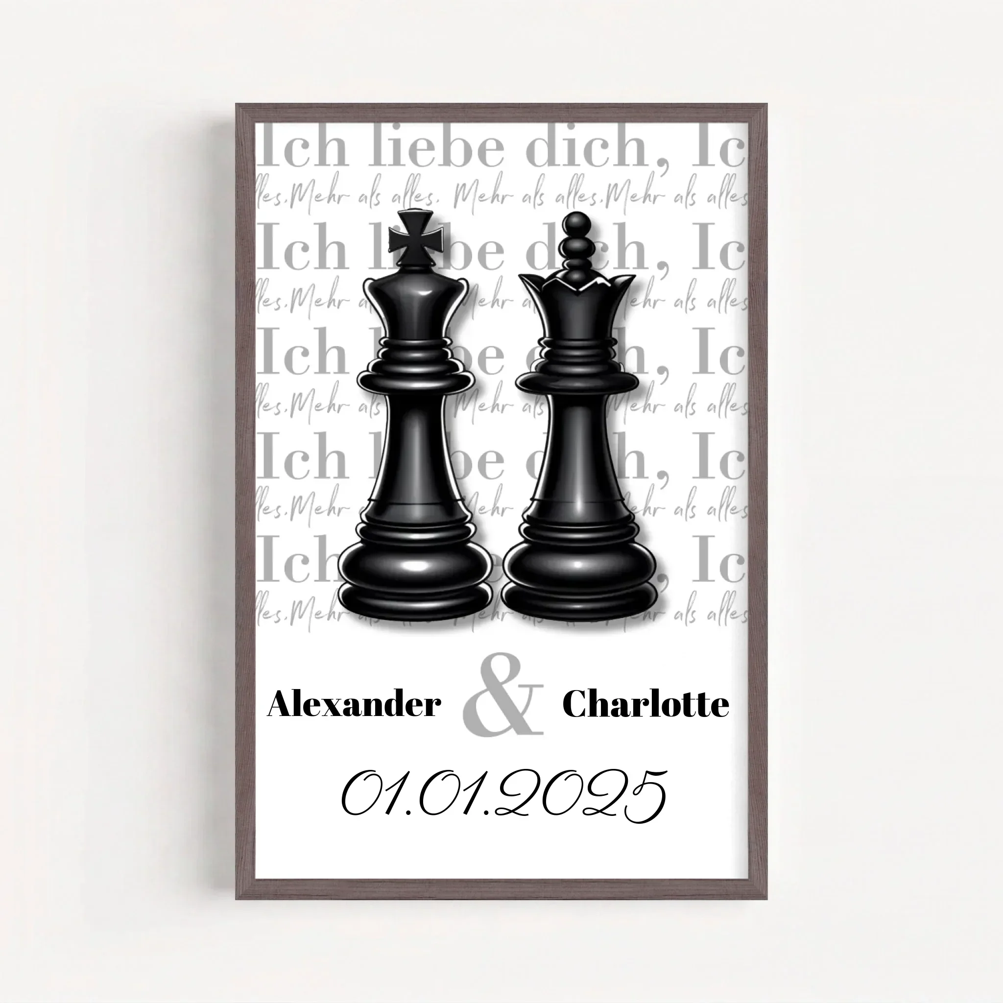 Personalisiertes Poster "Die Dame und der König" - Image 12