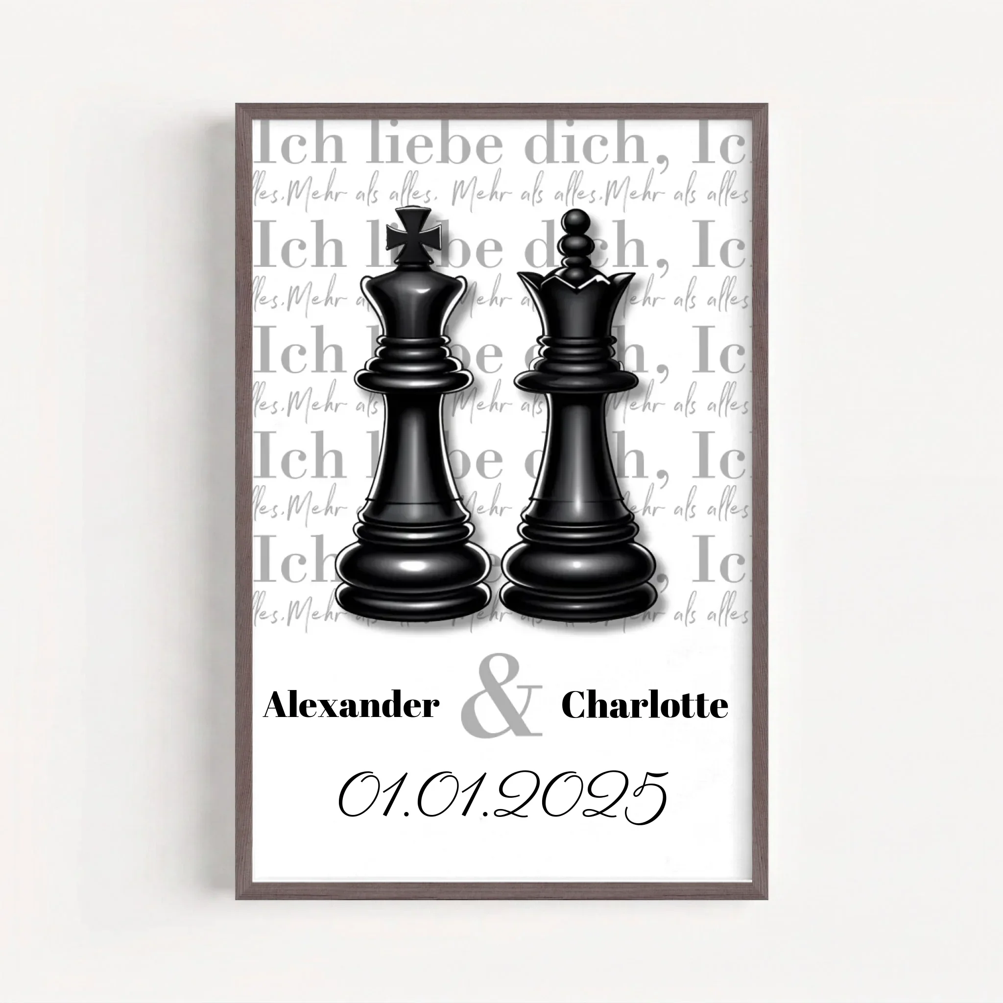 Personalisiertes Poster "Die Dame und der König" - Image 13