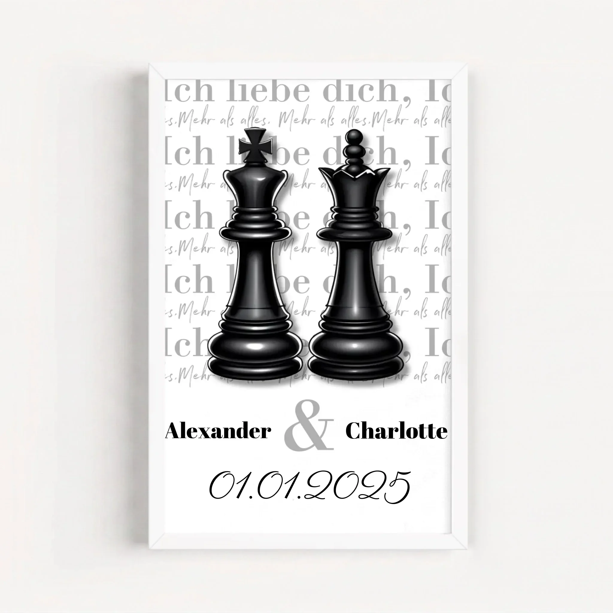 Personalisiertes Poster "Die Dame und der König" - Image 14