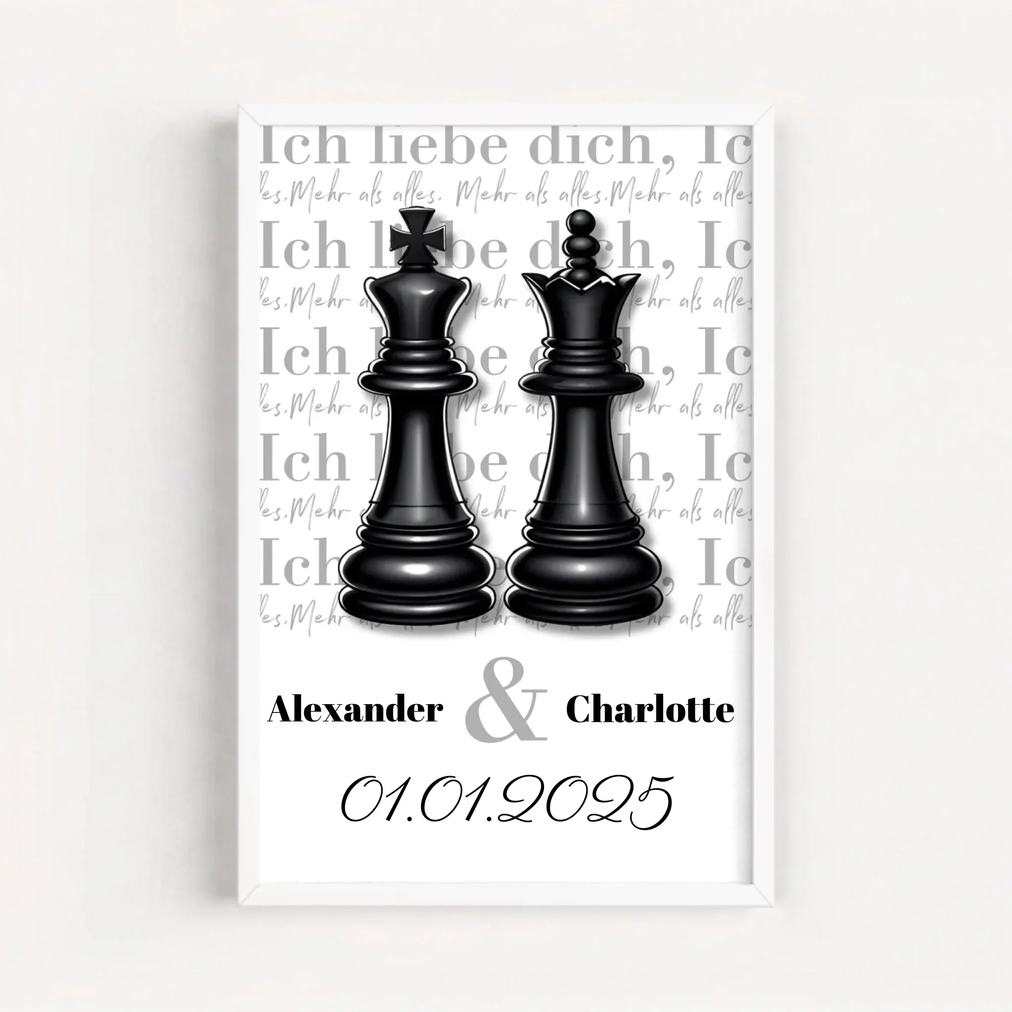 Personalisiertes Poster "Die Dame und der König" - Image 15