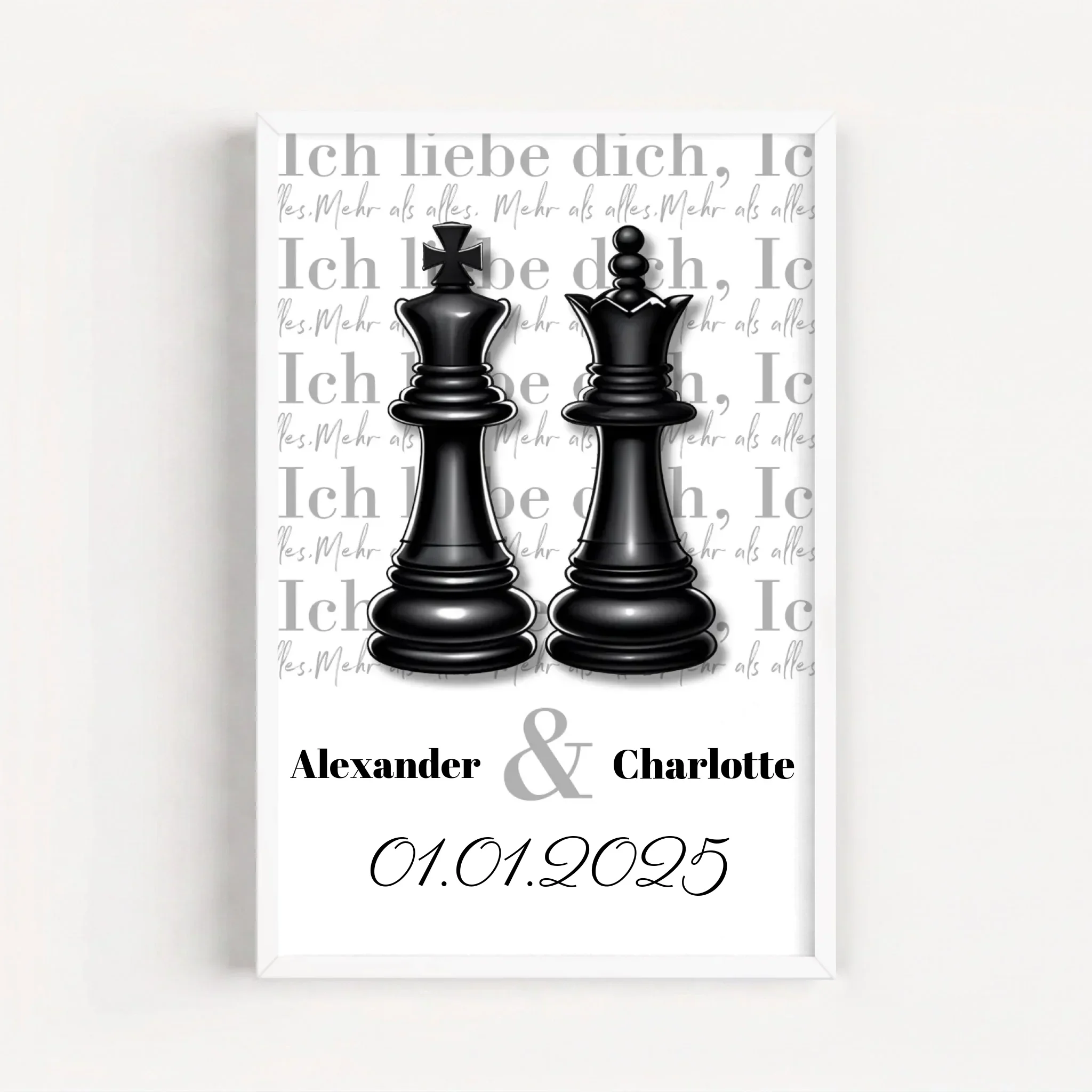 Personalisiertes Poster "Die Dame und der König" - Image 16