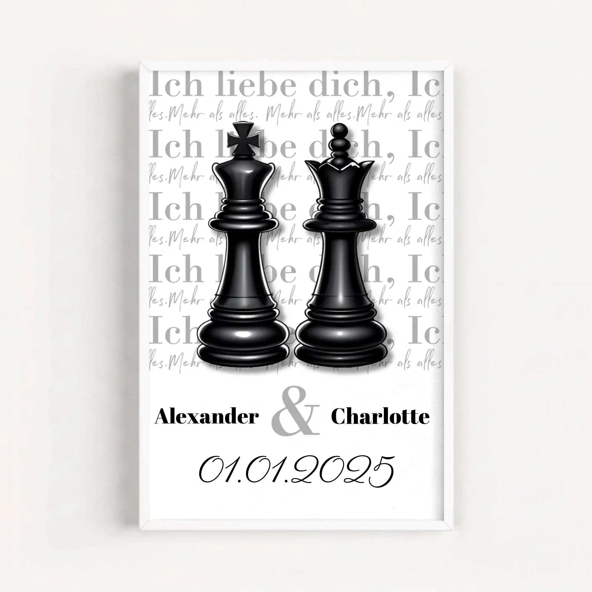 Personalisiertes Poster "Die Dame und der König" - Image 17