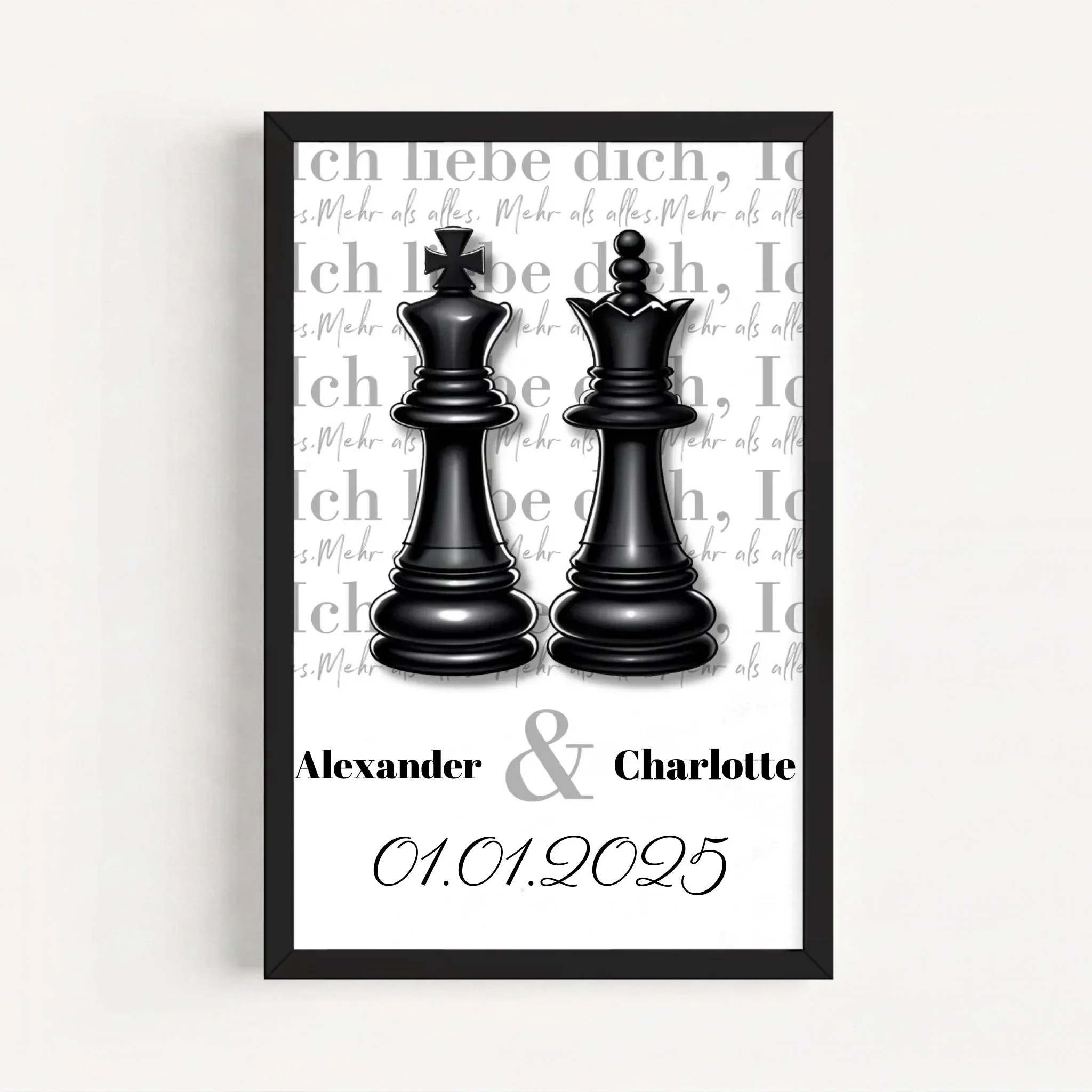 Personalisiertes Poster "Die Dame und der König" - Image 6