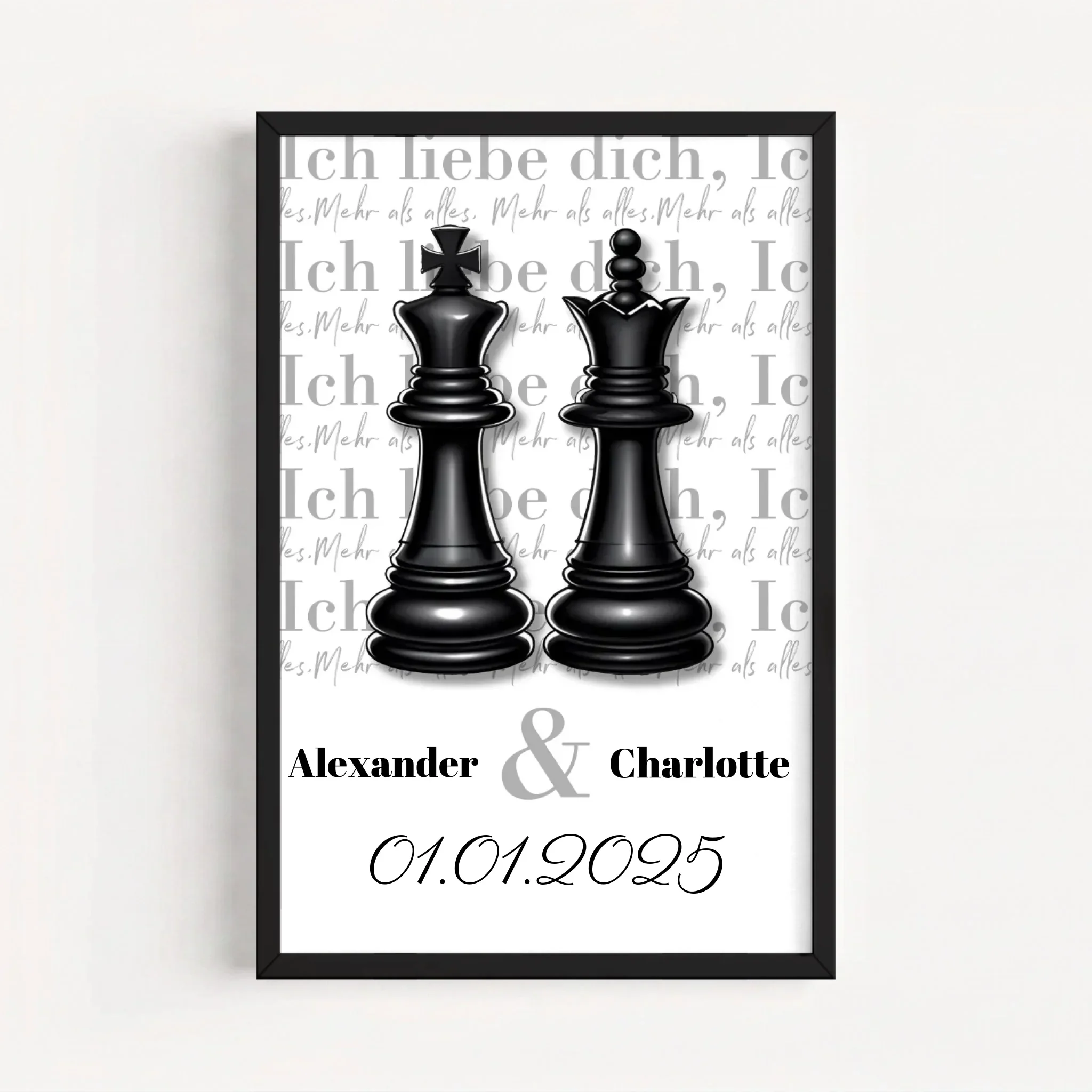 Personalisiertes Poster "Die Dame und der König" - Image 7