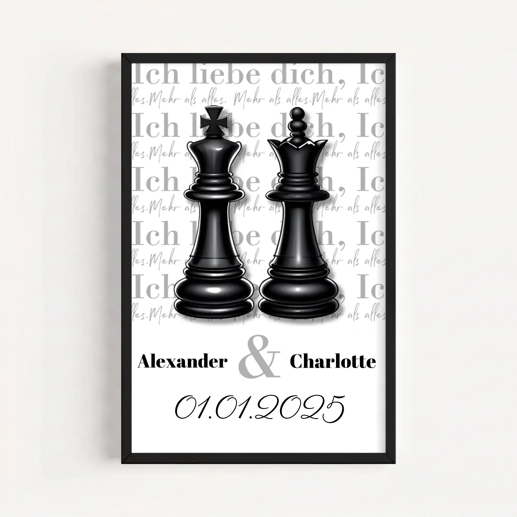 Personalisiertes Poster "Die Dame und der König" - Image 8