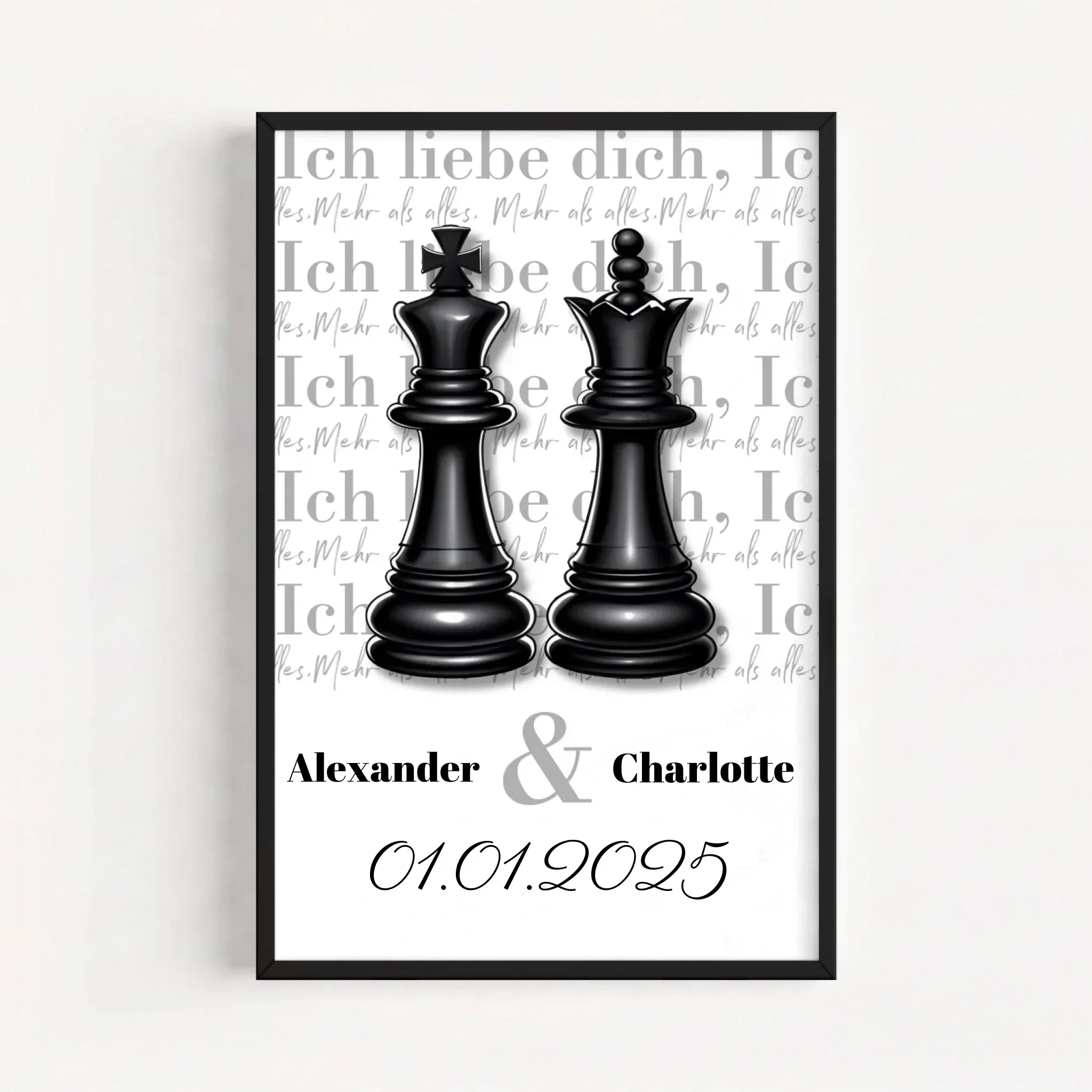 Personalisiertes Poster "Die Dame und der König" - Image 9