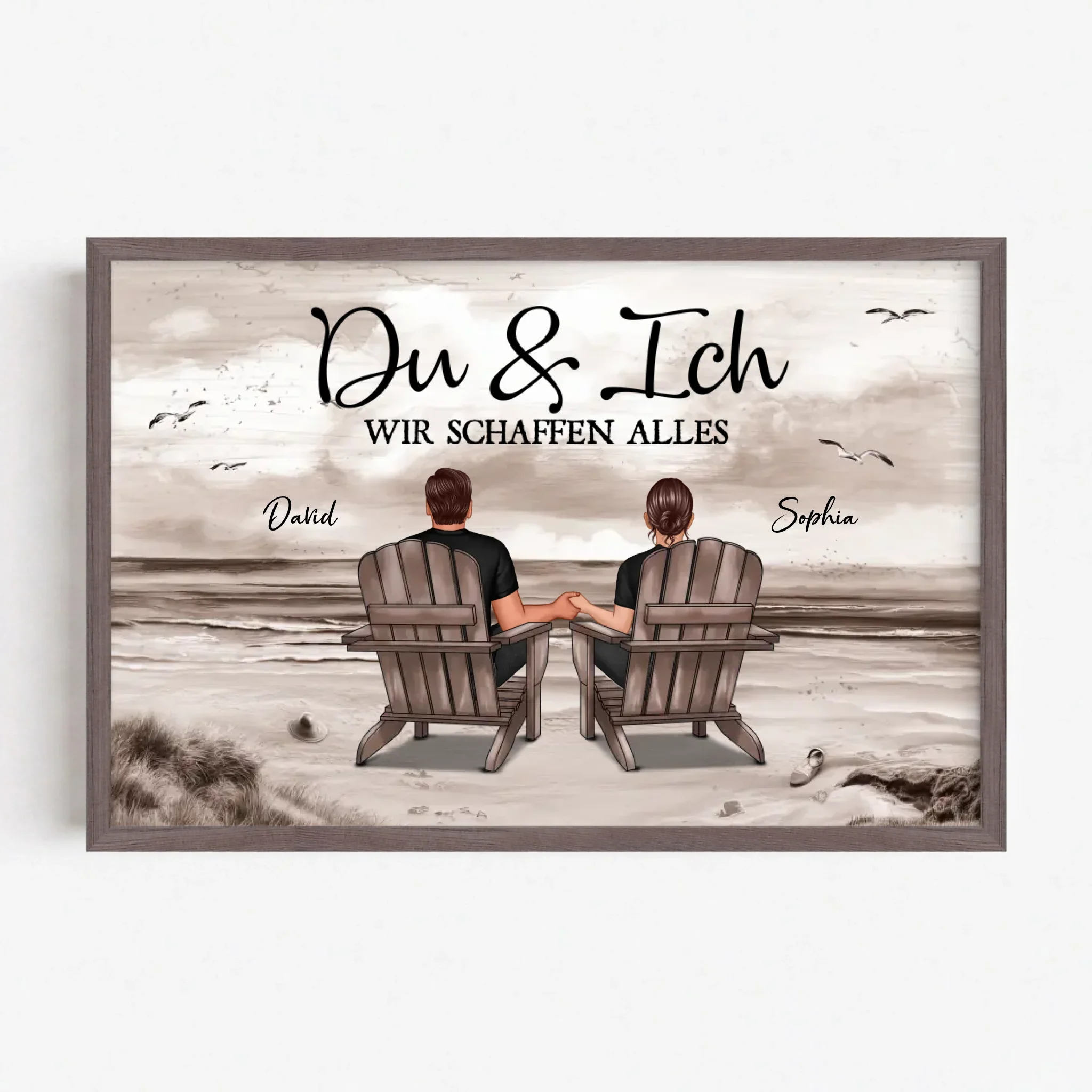 Personalisiertes Poster "Du und ich, wir schaffen alles" - Image 11