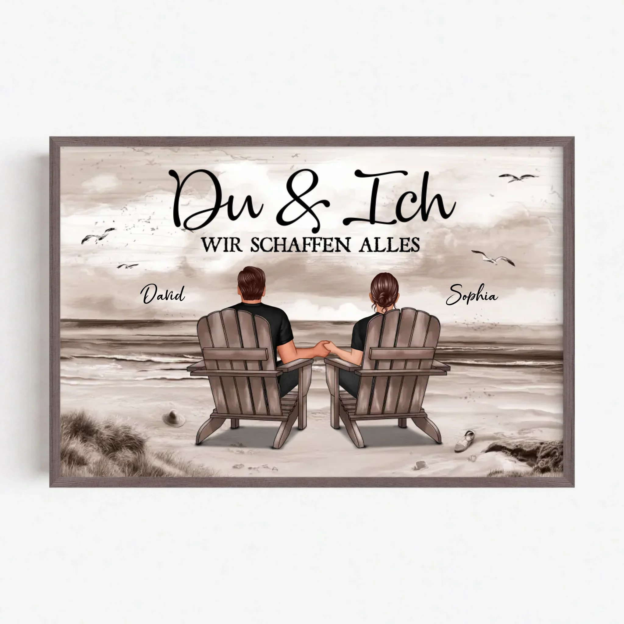 Personalisiertes Poster "Du und ich, wir schaffen alles" - Image 13