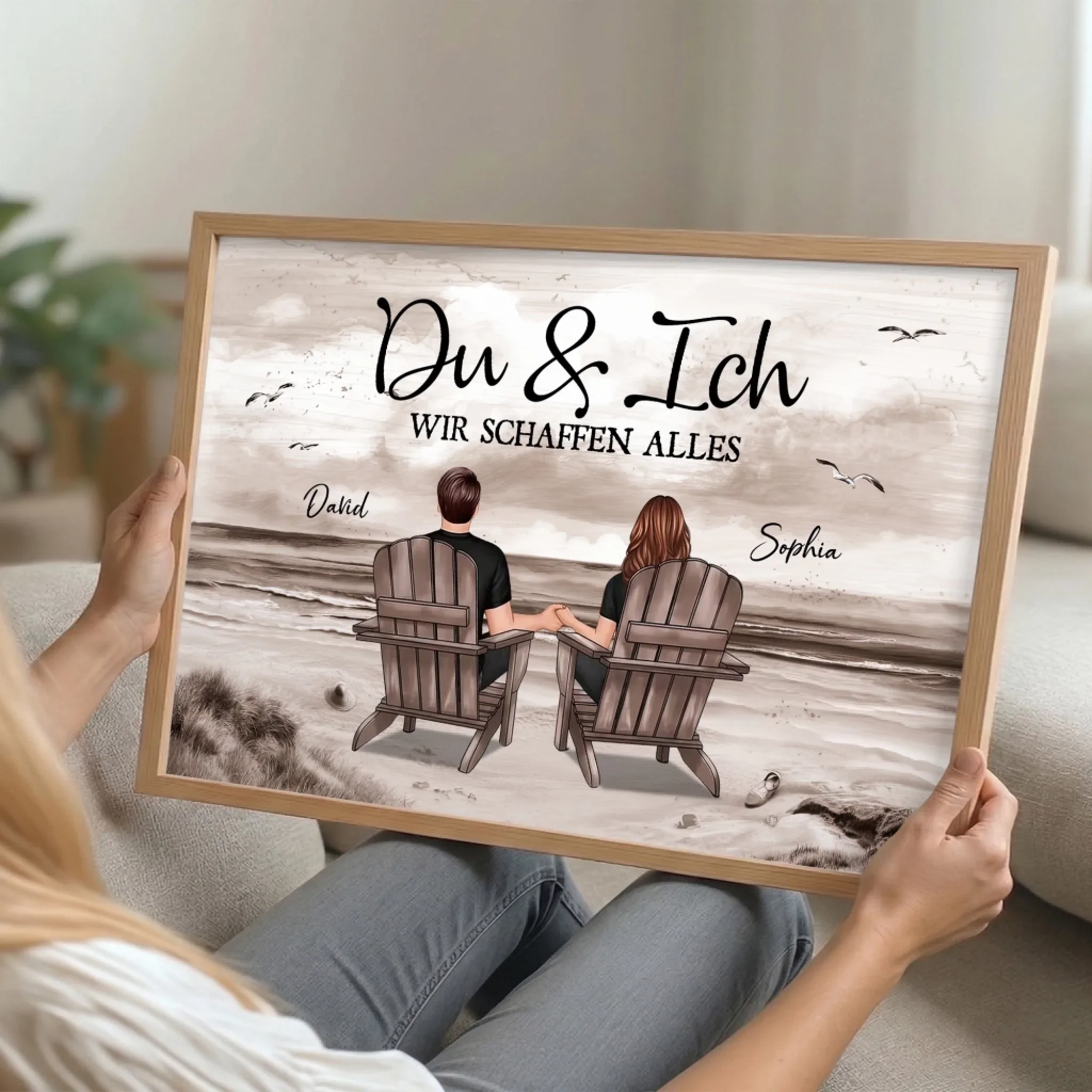 Personalisiertes Poster "Du und ich, wir schaffen alles" - Image 4