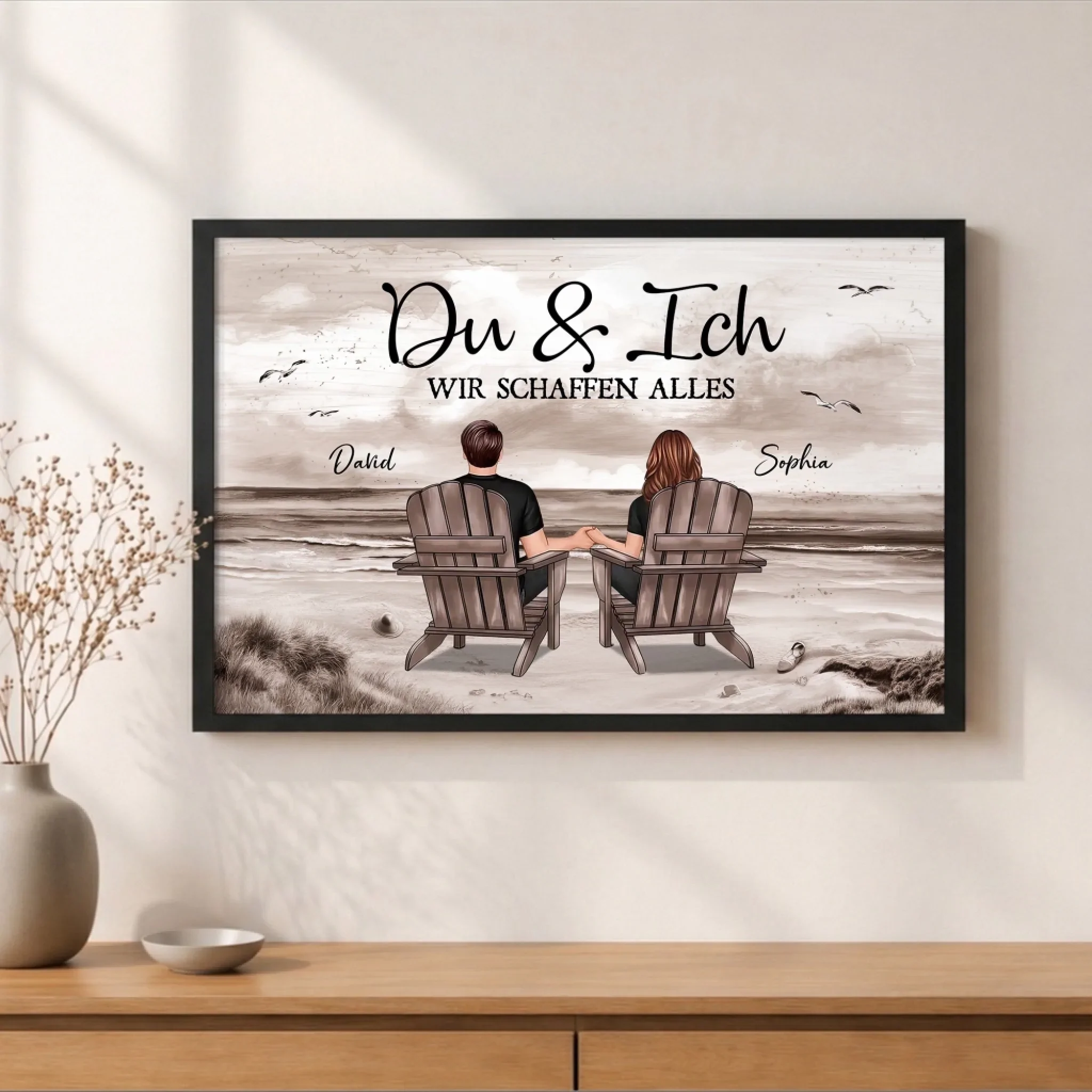 Personalisiertes Poster "Du und ich, wir schaffen alles" - Image 5