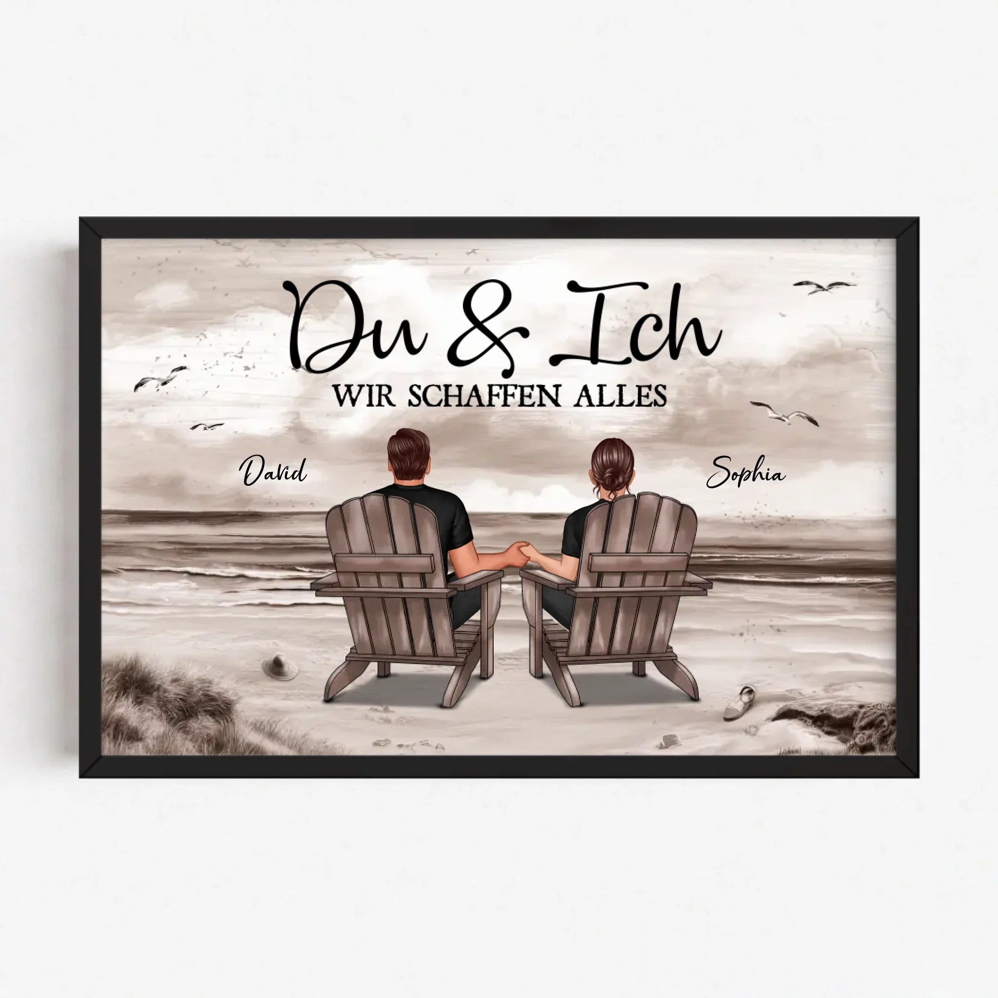 Personalisiertes Poster "Du und ich, wir schaffen alles" - Image 7