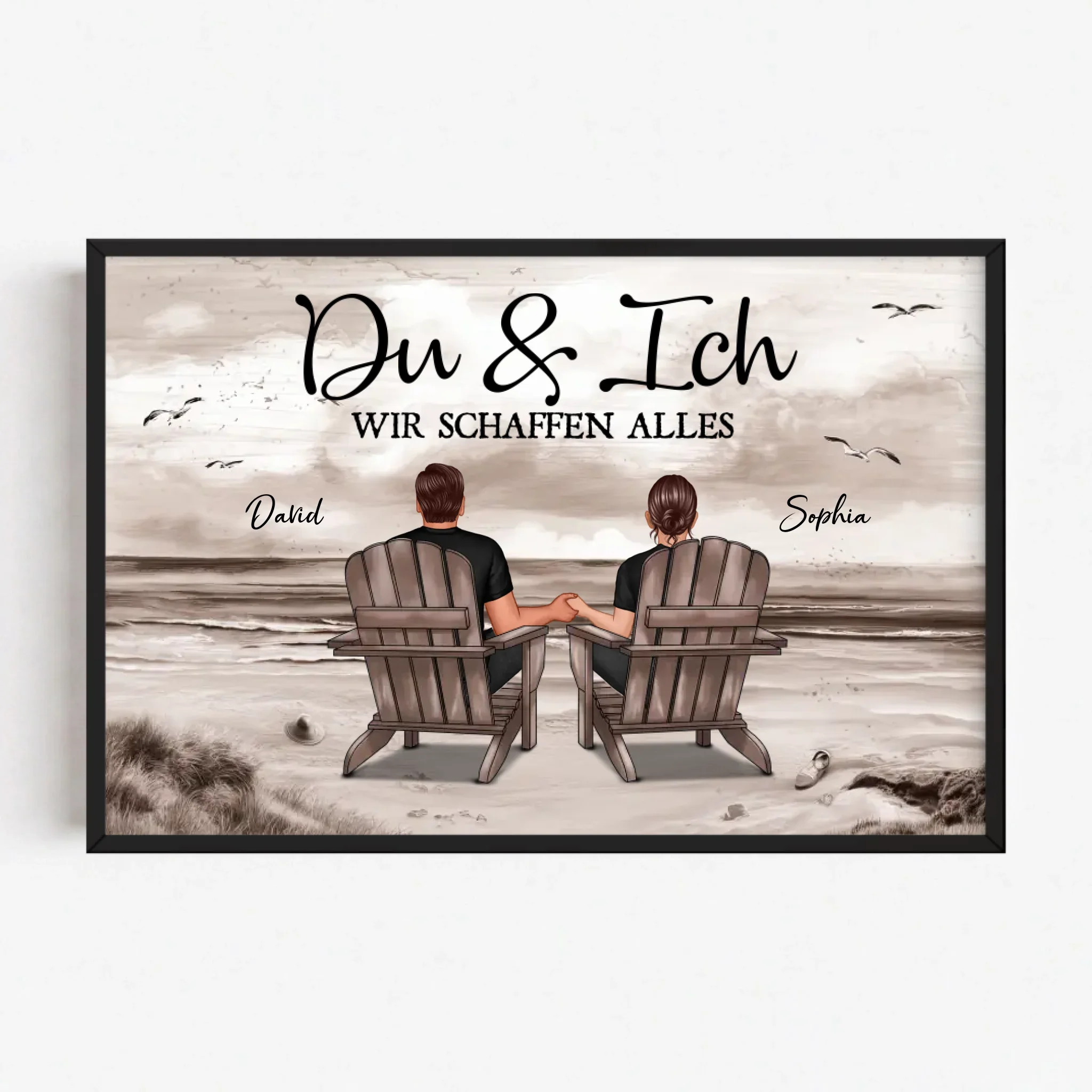 Personalisiertes Poster "Du und ich, wir schaffen alles" - Image 9