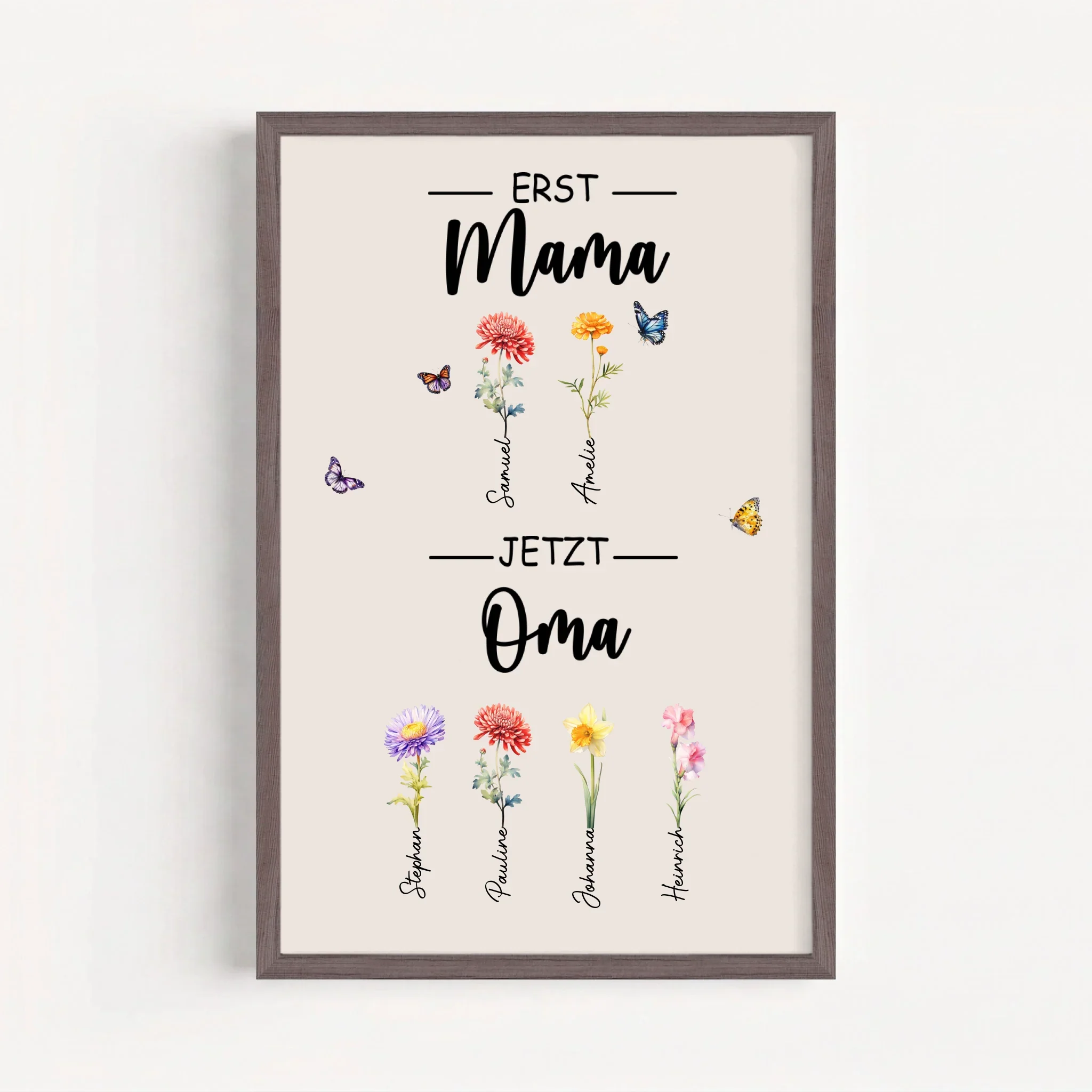 Personalisiertes Poster "Erst Mama, jetzt Oma" - Image 11