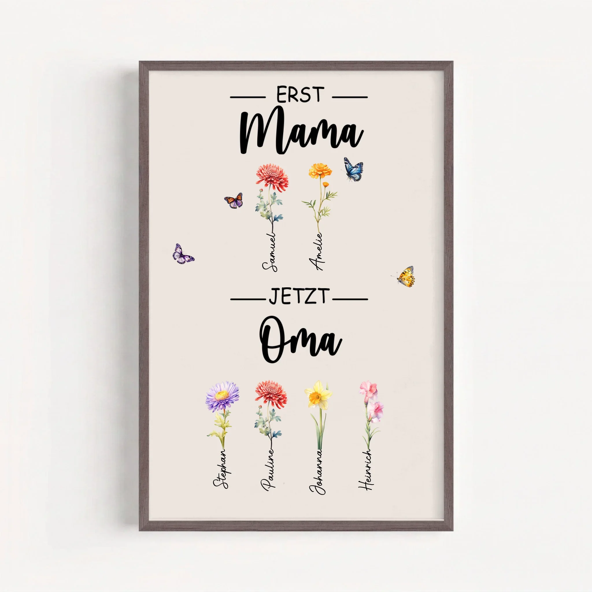 Personalisiertes Poster "Erst Mama, jetzt Oma" - Image 13
