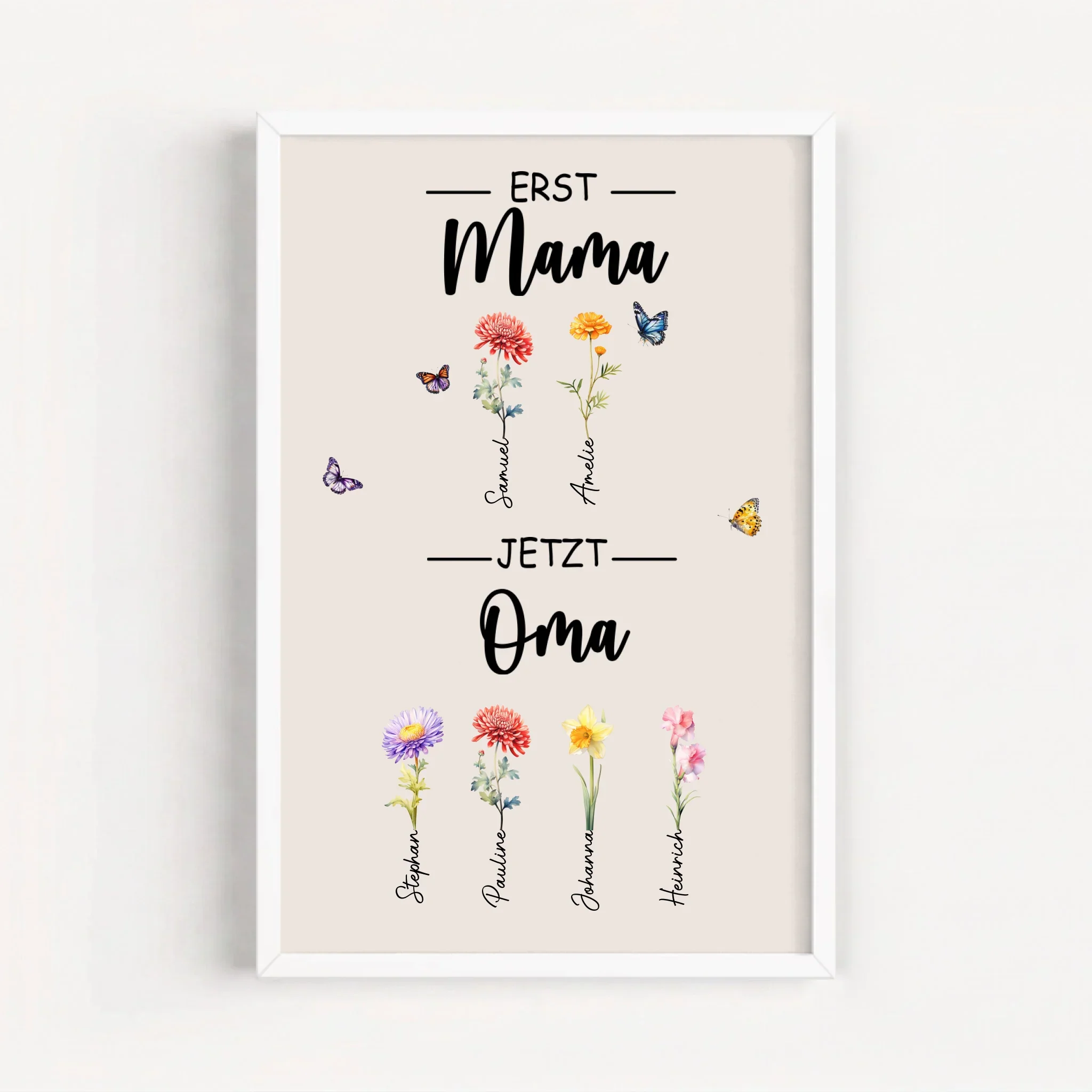 Personalisiertes Poster "Erst Mama, jetzt Oma" - Image 15