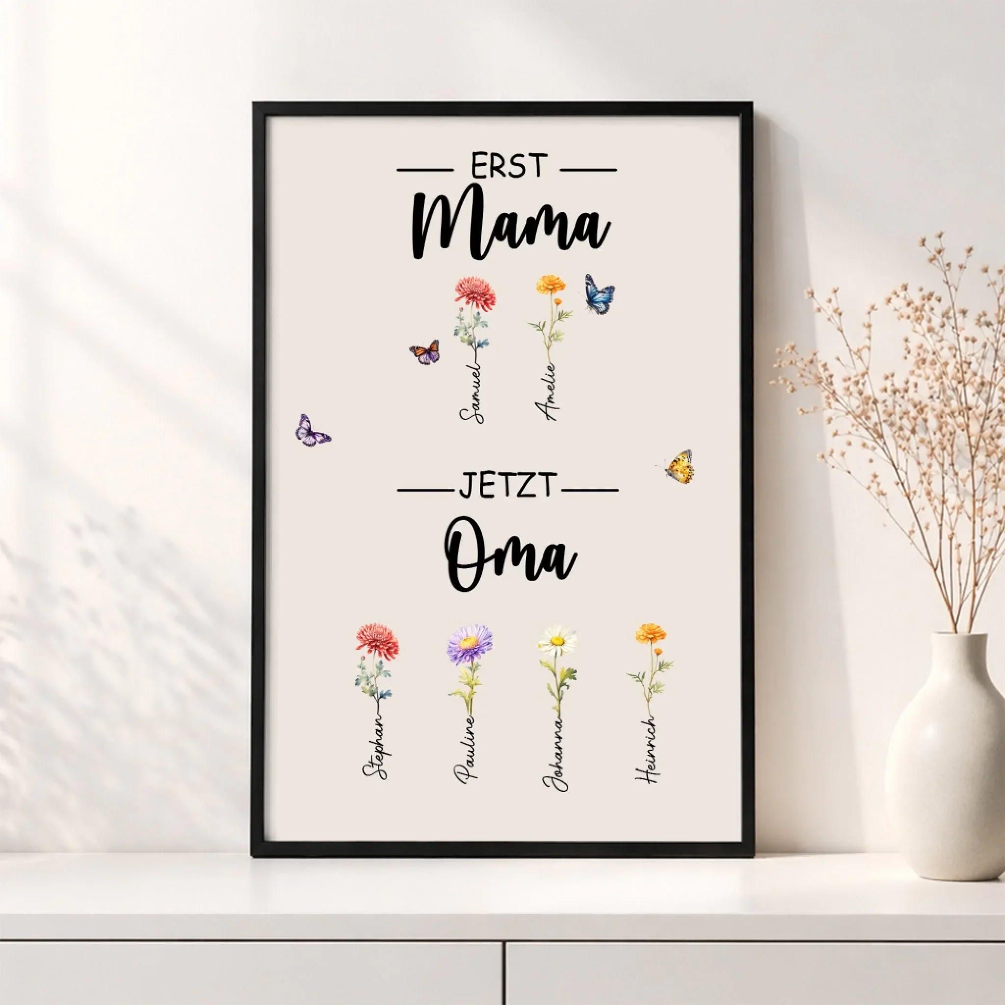 Personalisiertes Poster "Erst Mama, jetzt Oma" - Image 3