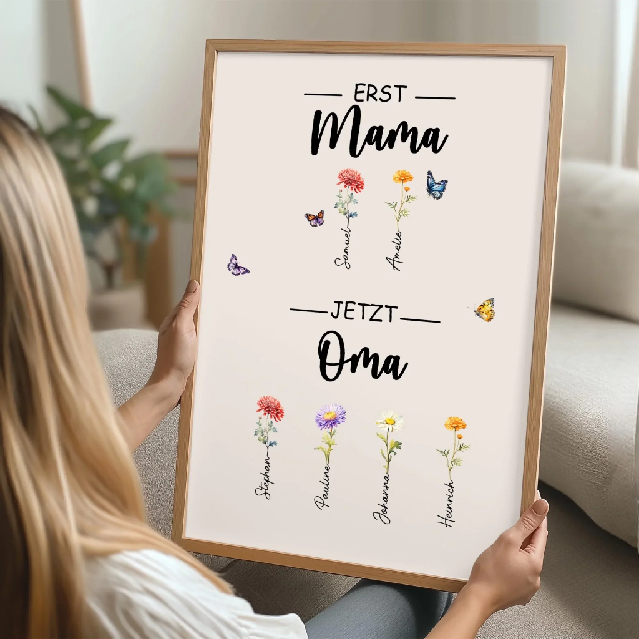 Personalisiertes Poster "Erst Mama, jetzt Oma" - Image 4