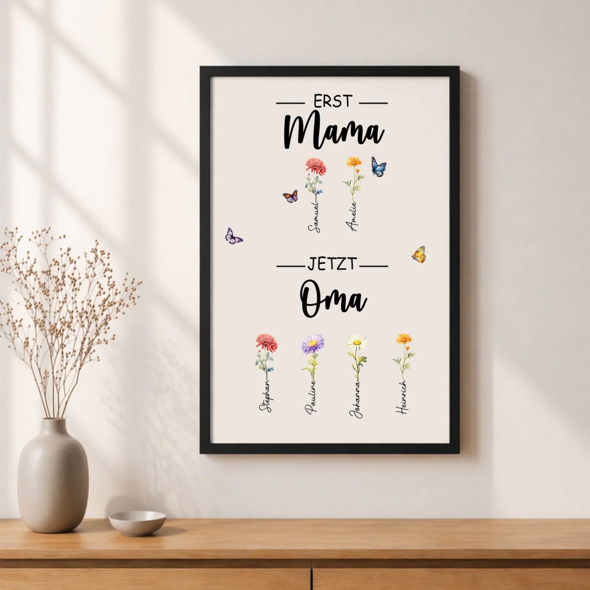 Personalisiertes Poster "Erst Mama, jetzt Oma" - Image 5