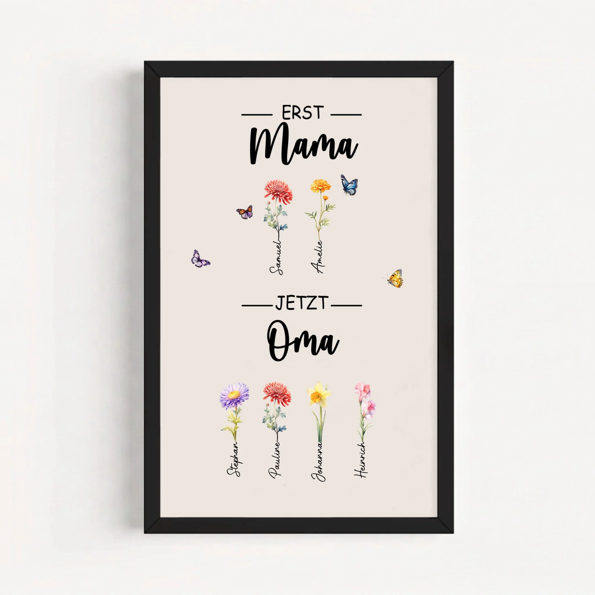 Personalisiertes Poster "Erst Mama, jetzt Oma" - Image 6