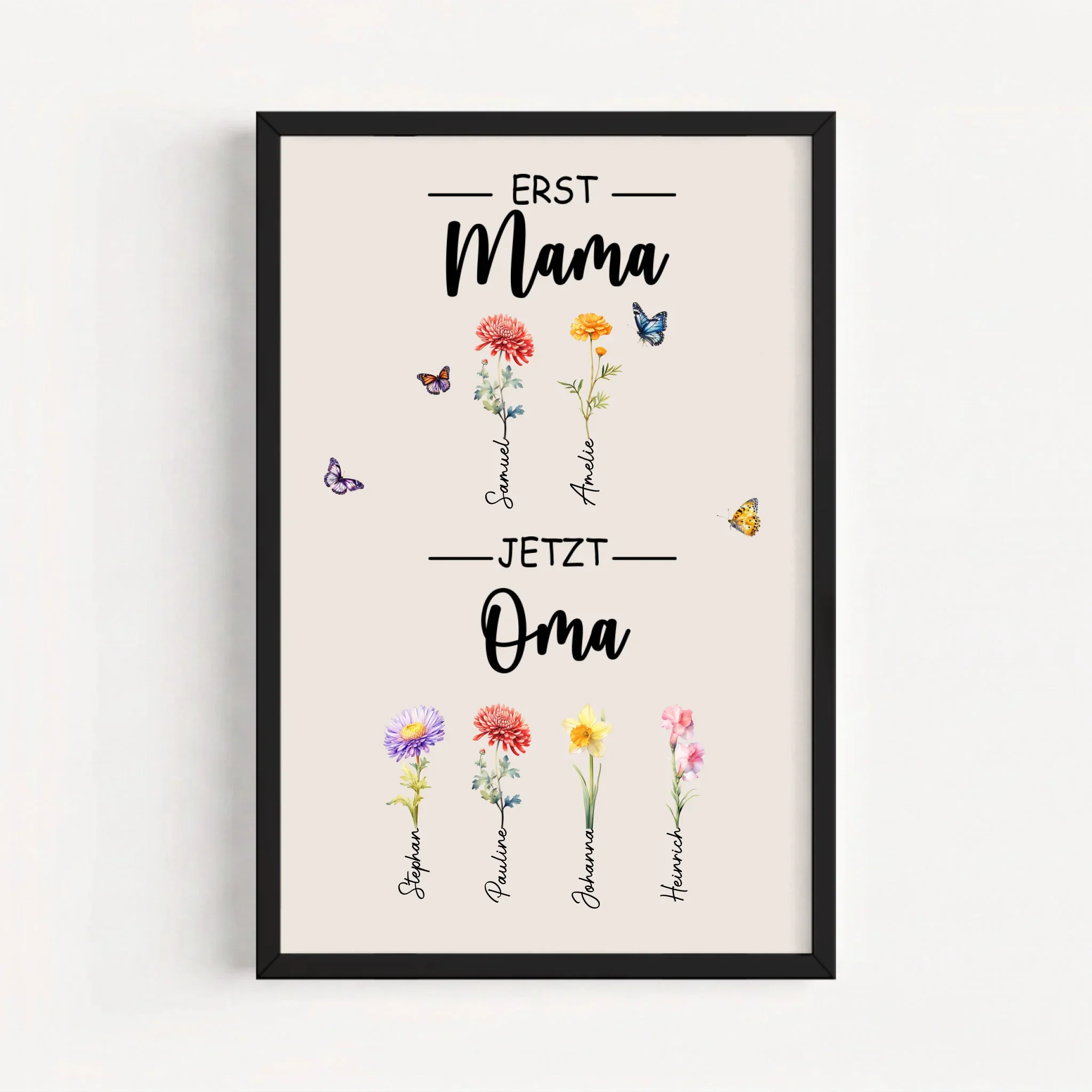 Personalisiertes Poster "Erst Mama, jetzt Oma" - Image 7