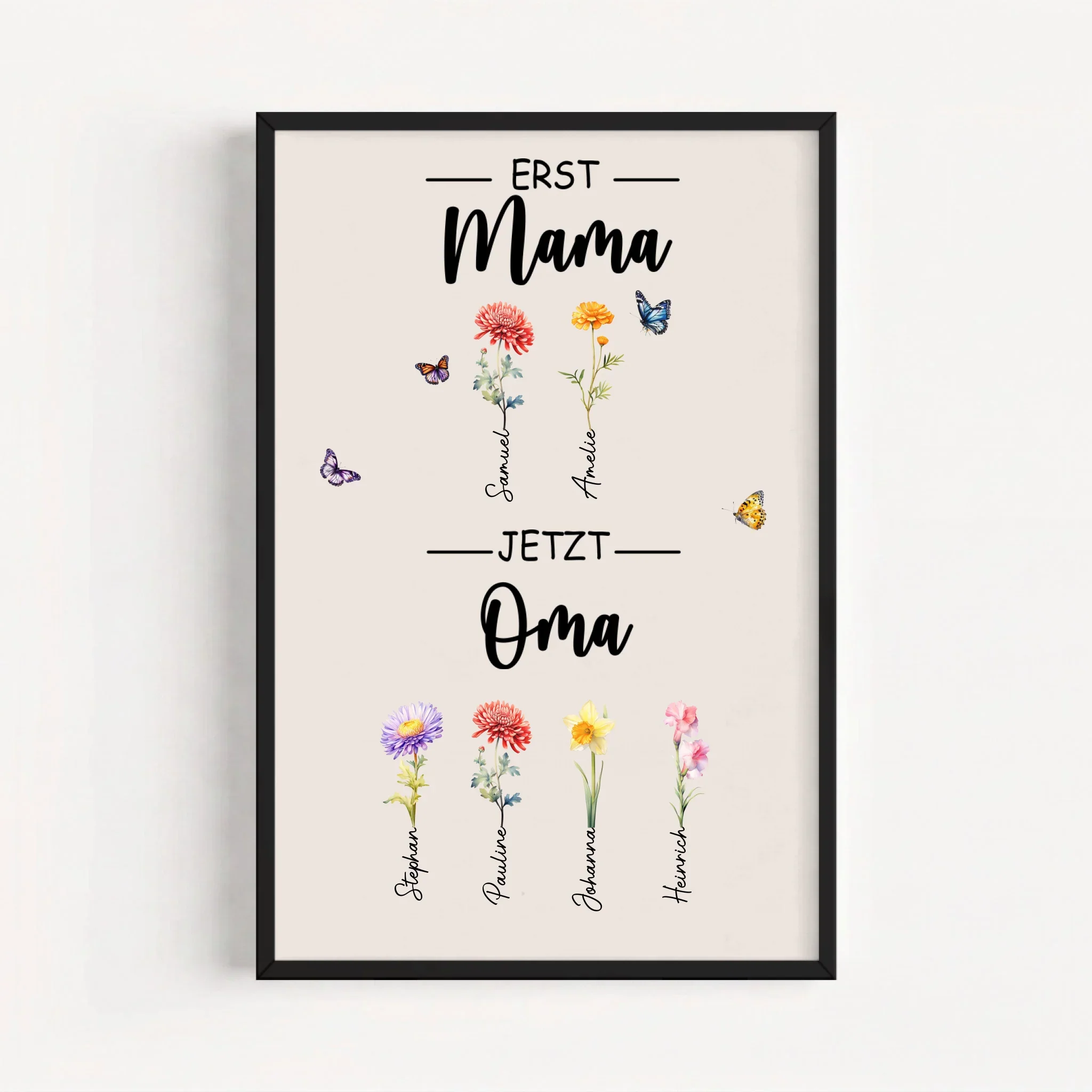 Personalisiertes Poster "Erst Mama, jetzt Oma" - Image 9