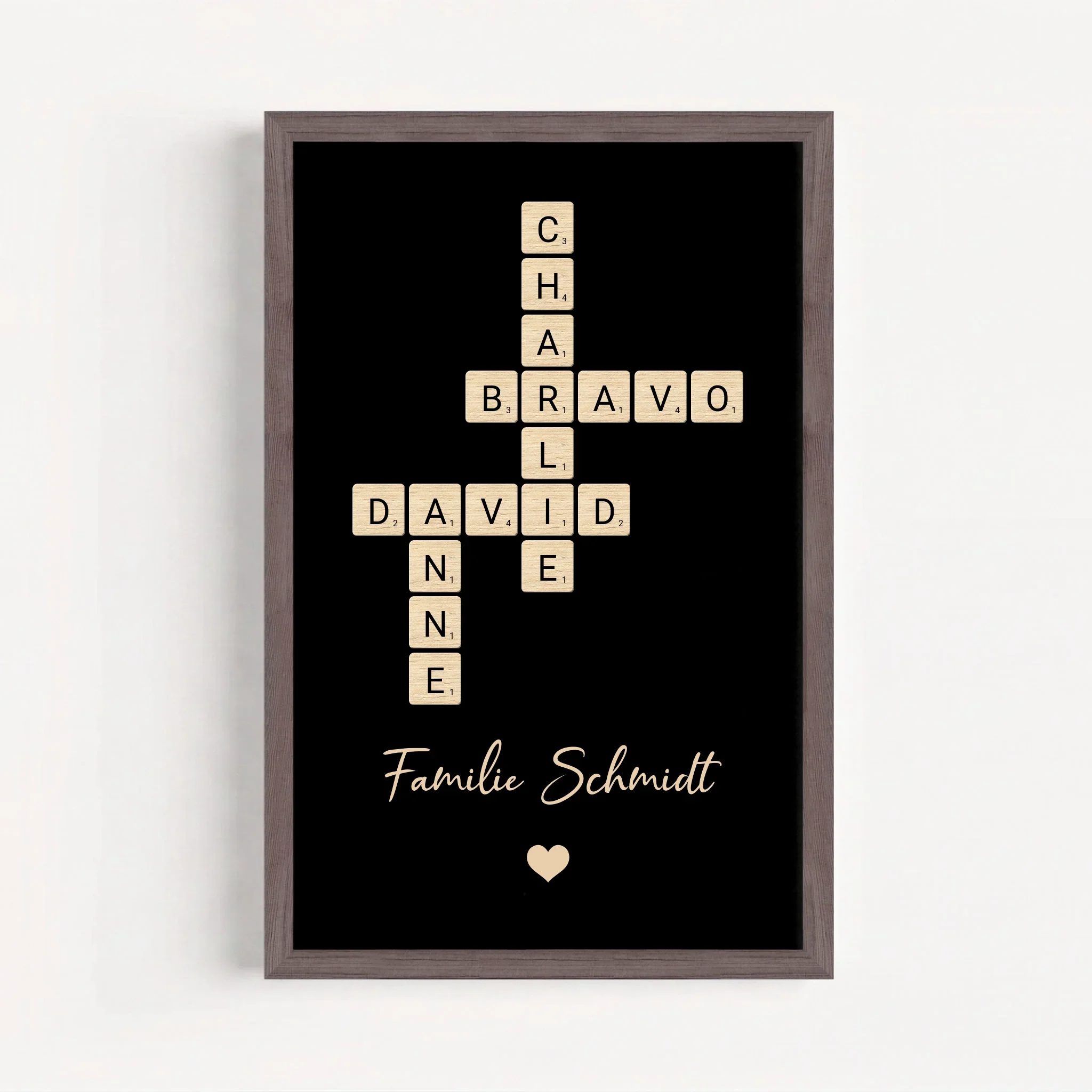 Personalisiertes Poster "Familien-Kreuzworträtsel" - Image 10