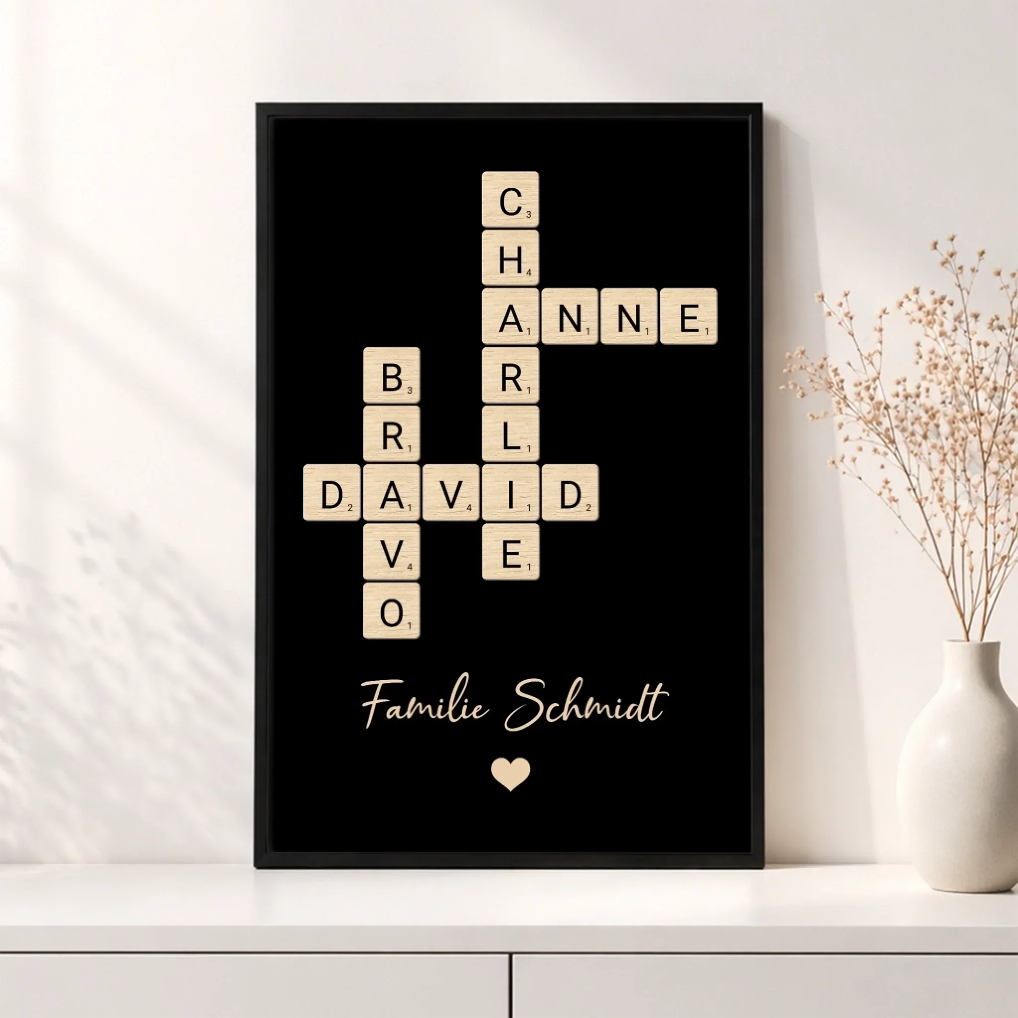 Personalisiertes Poster "Familien-Kreuzworträtsel" - Image 3