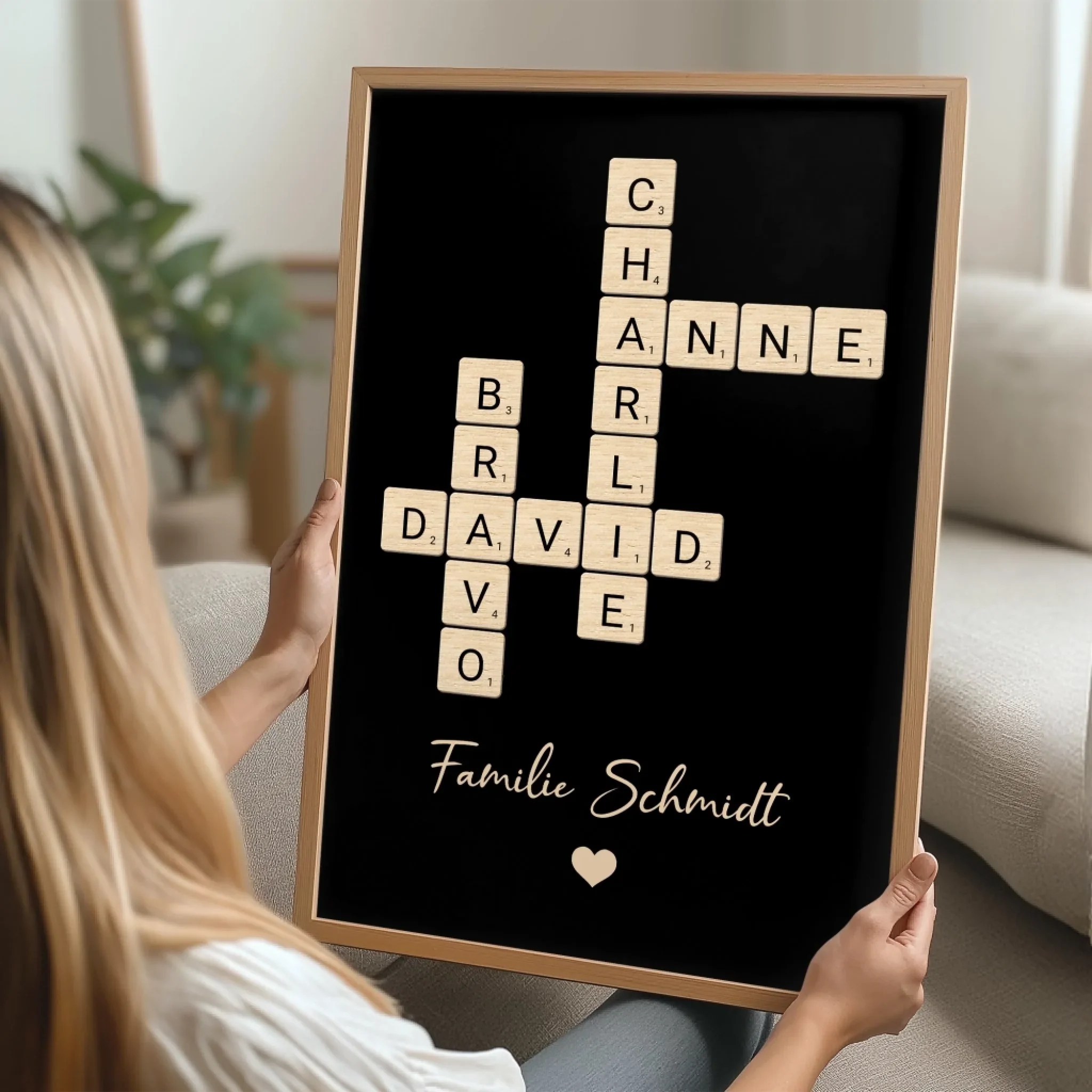 Personalisiertes Poster "Familien-Kreuzworträtsel" - Image 4