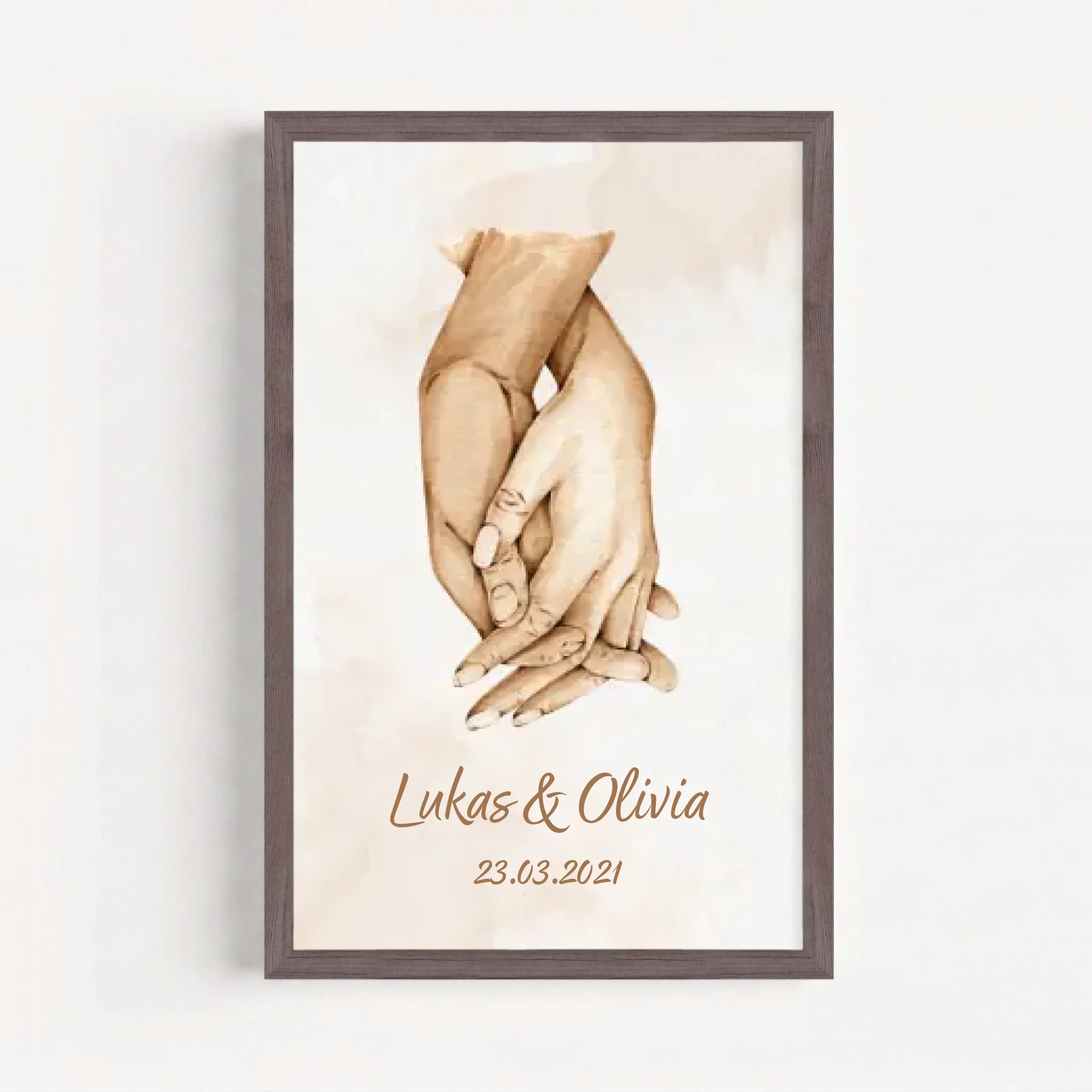 Personalisiertes Poster "Hand in Hand" - Image 10