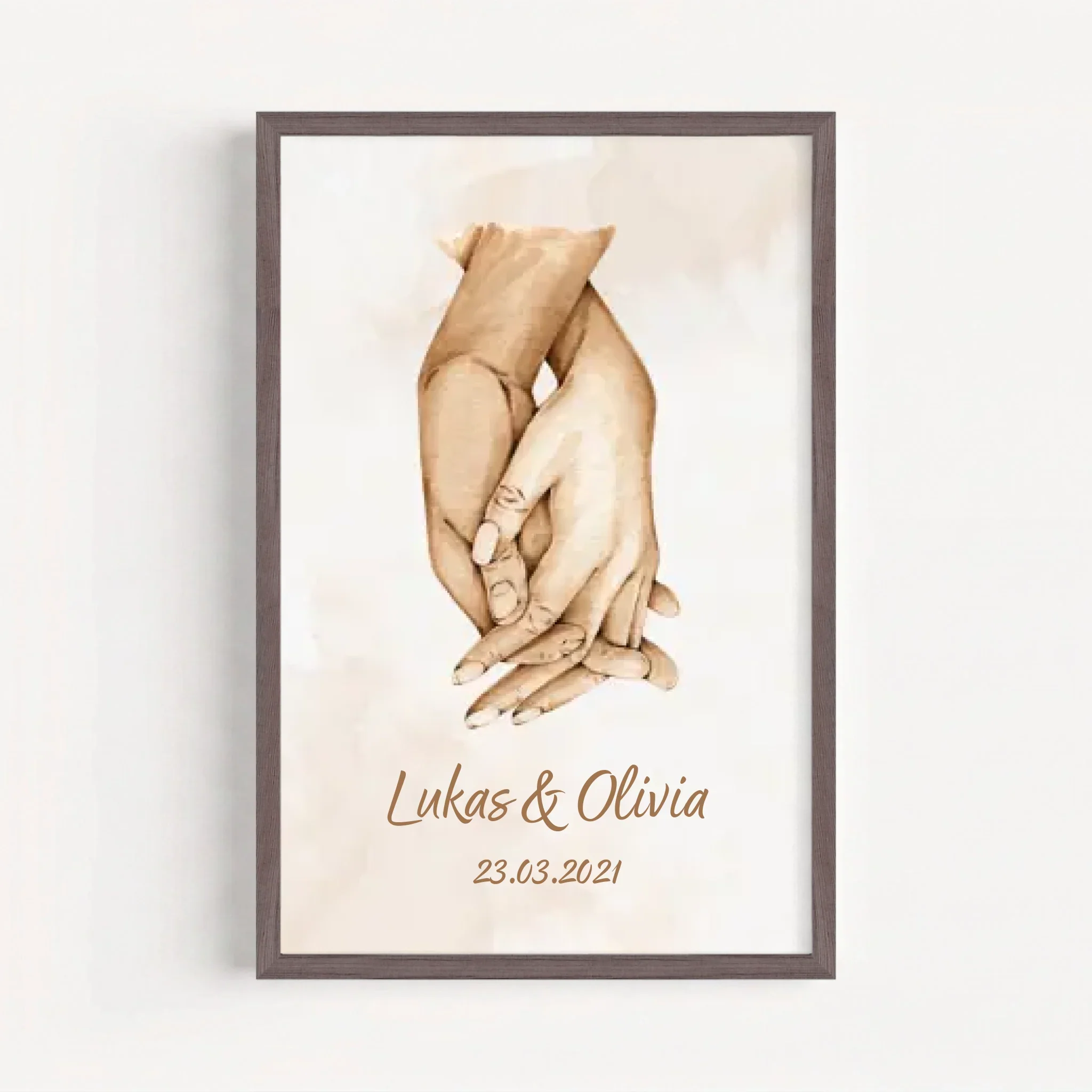 Personalisiertes Poster "Hand in Hand" - Image 11