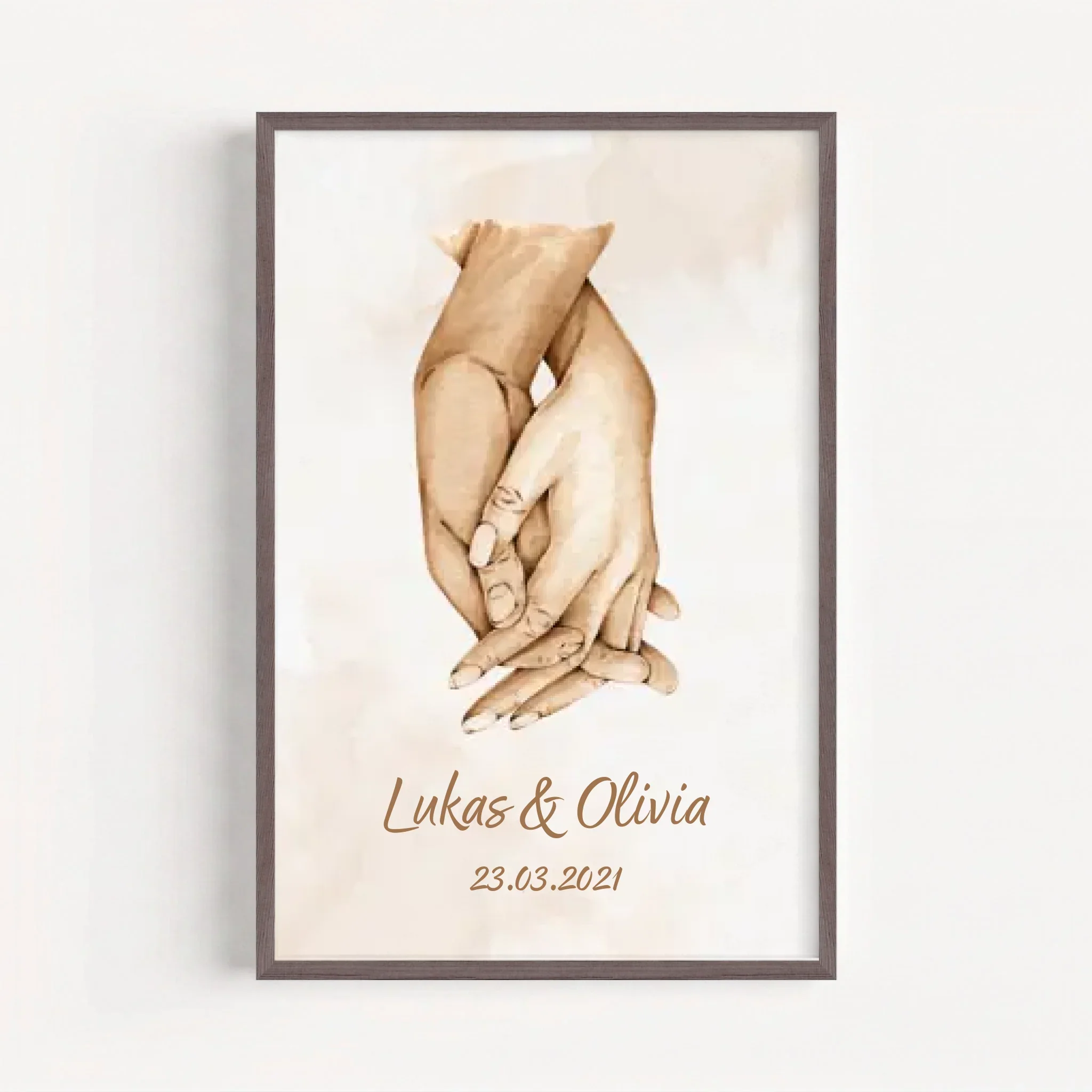 Personalisiertes Poster "Hand in Hand" - Image 13