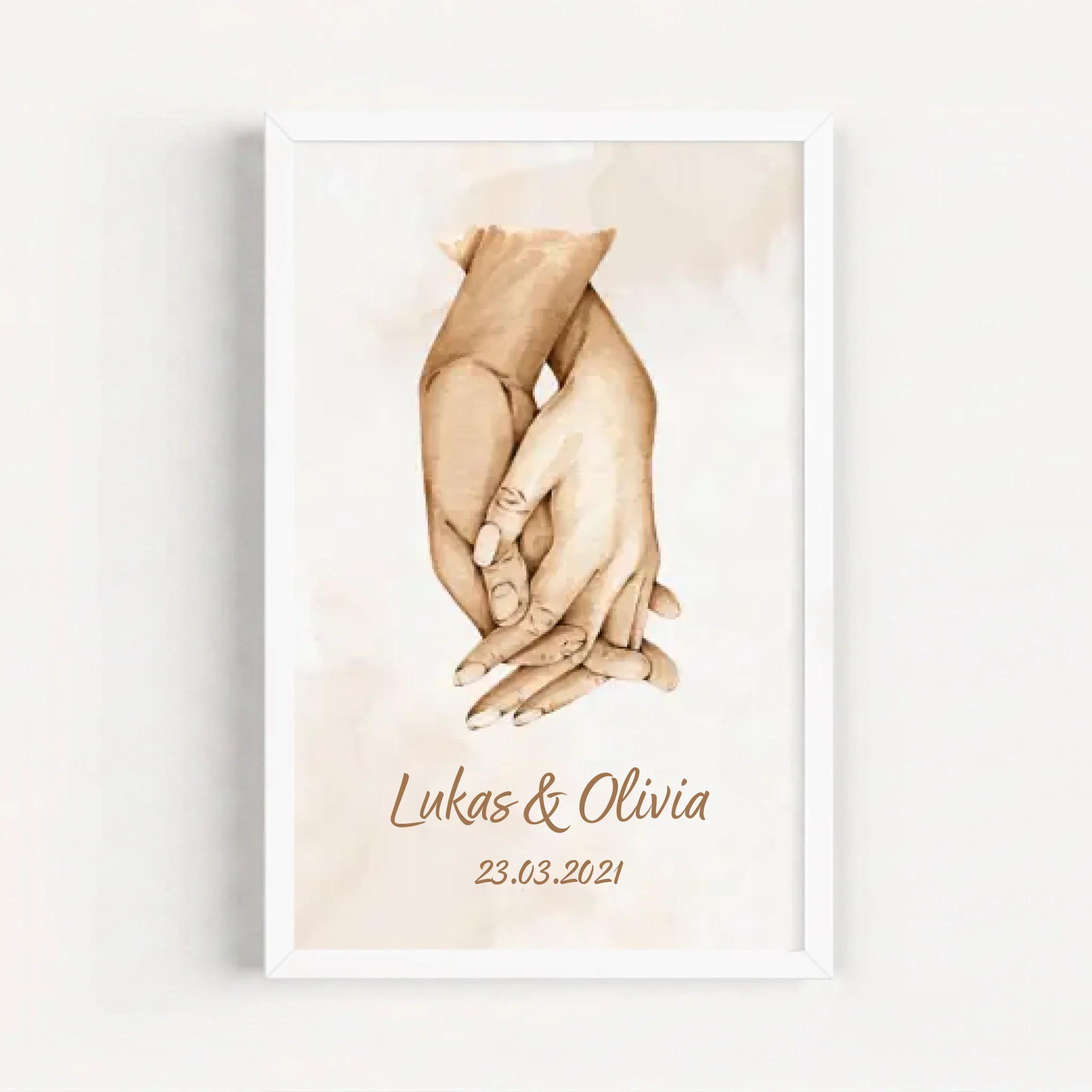 Personalisiertes Poster "Hand in Hand" - Image 14