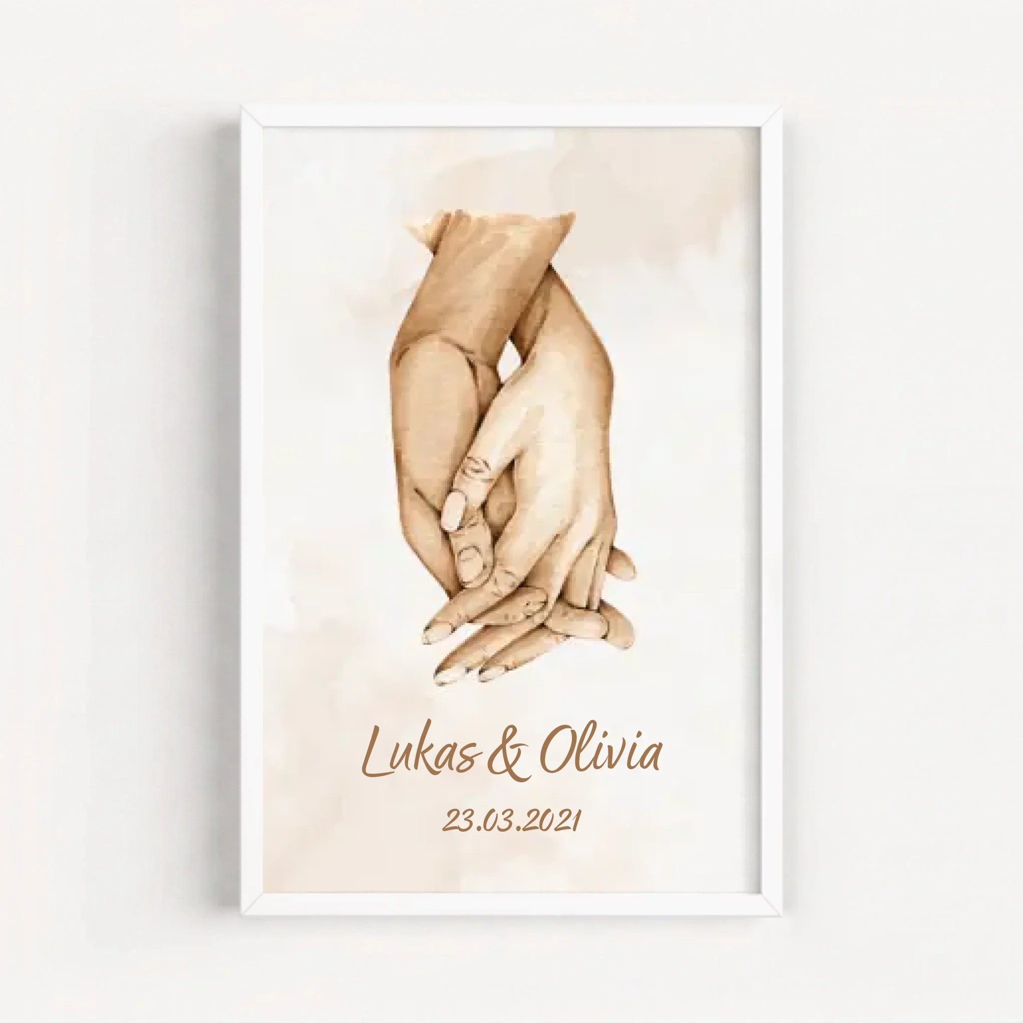 Personalisiertes Poster "Hand in Hand" - Image 15
