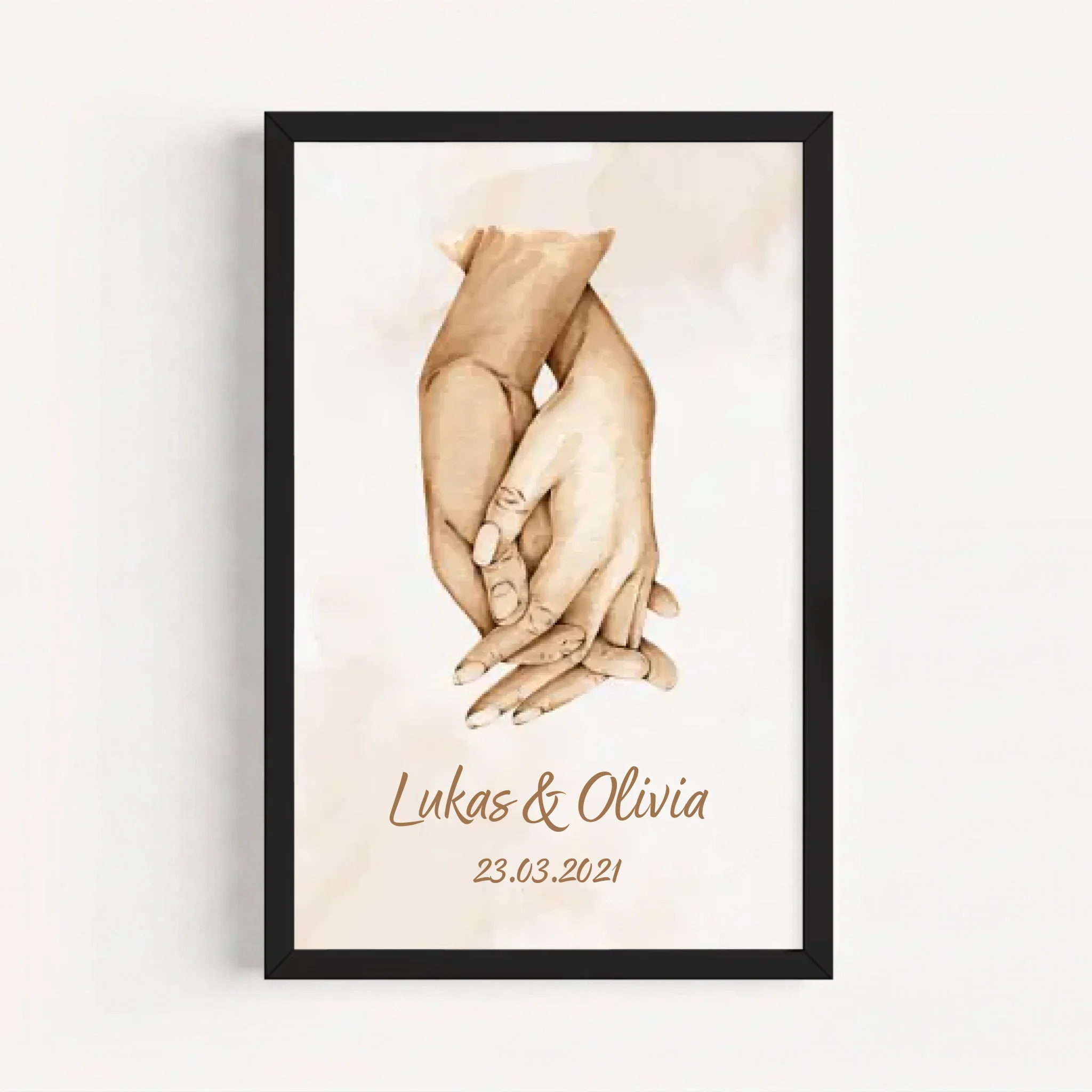 Personalisiertes Poster "Hand in Hand" - Image 6