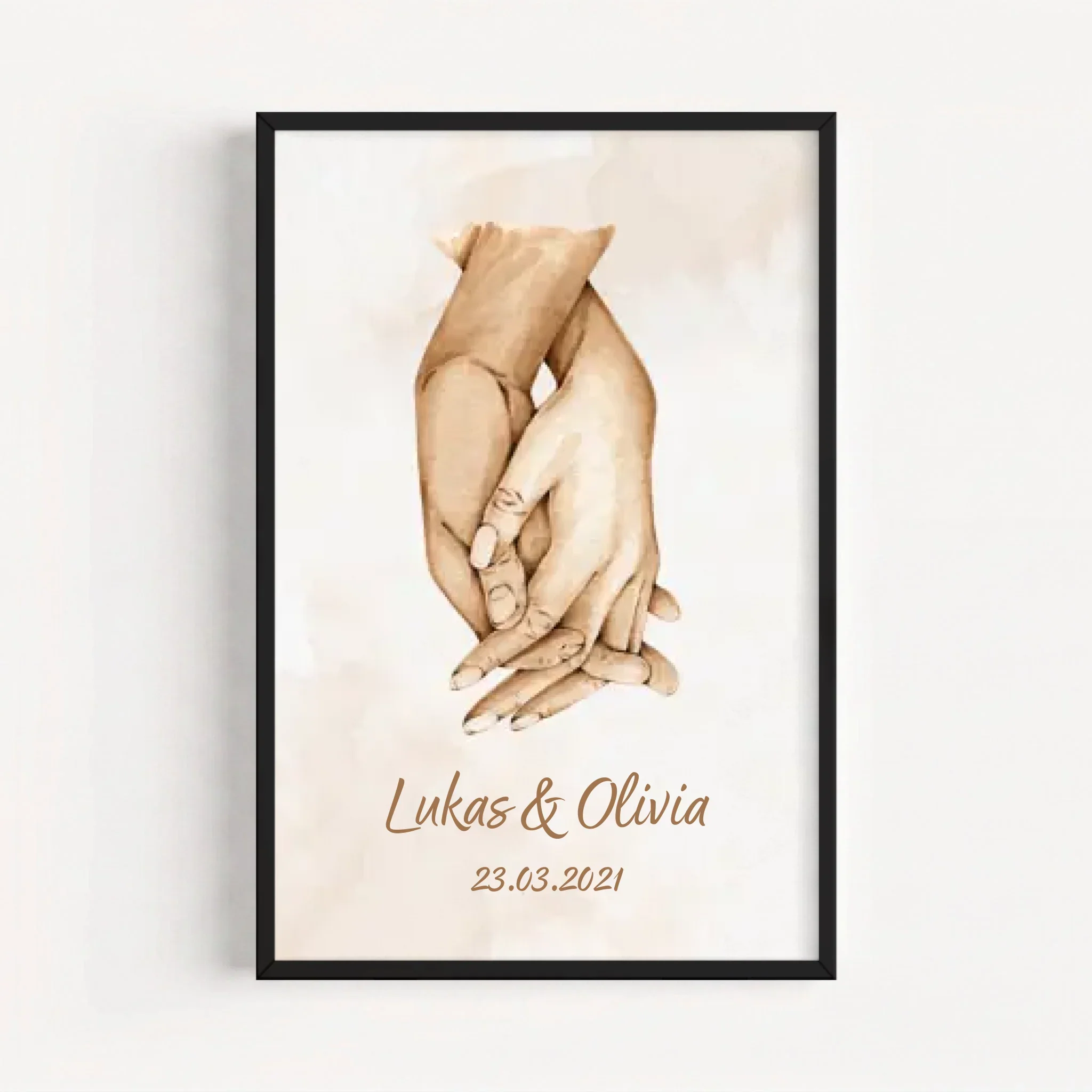 Personalisiertes Poster "Hand in Hand" - Image 9
